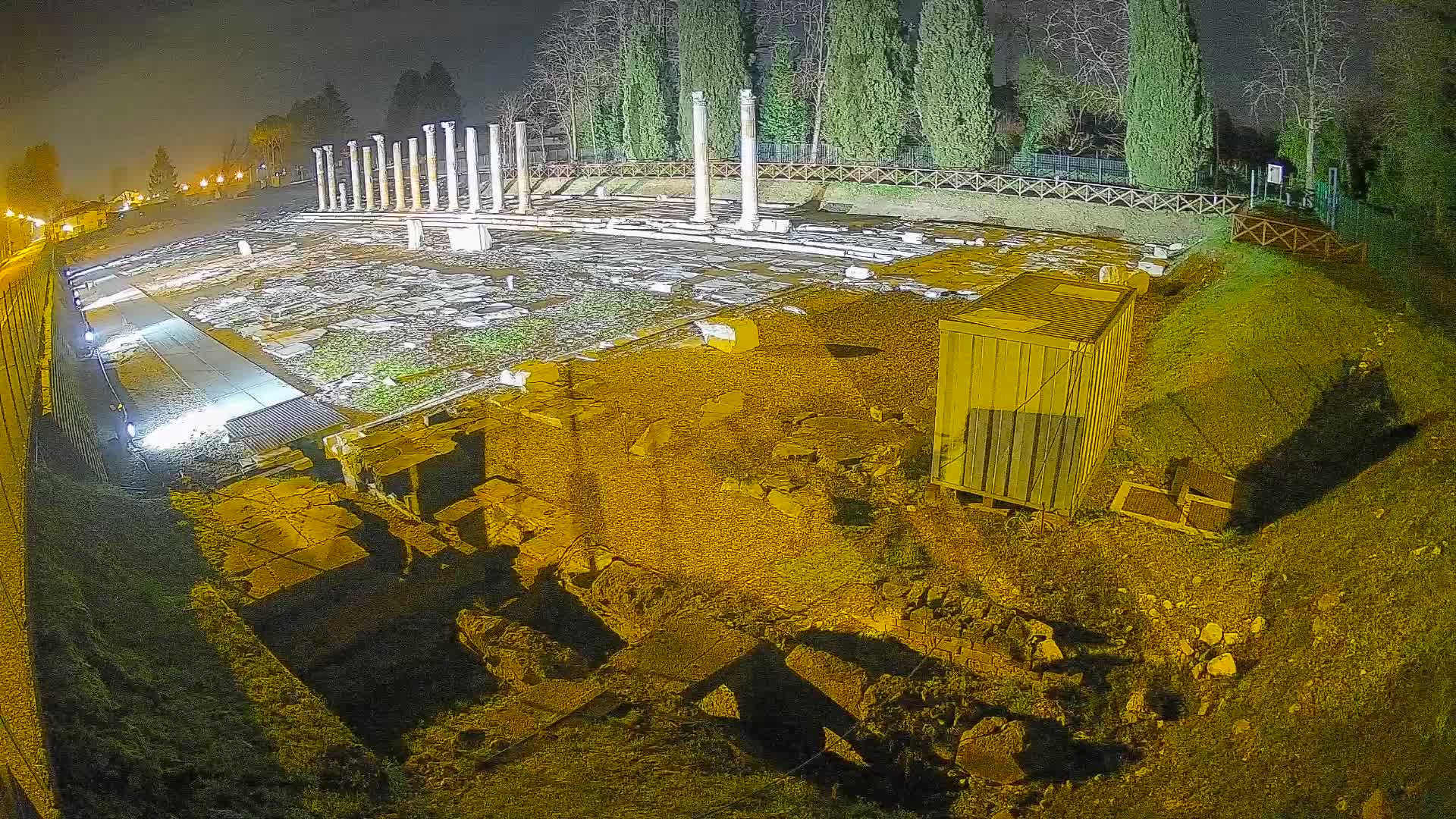 Webcam Foro Romano di Aquileia – Live View of the Ancient Roman Forum