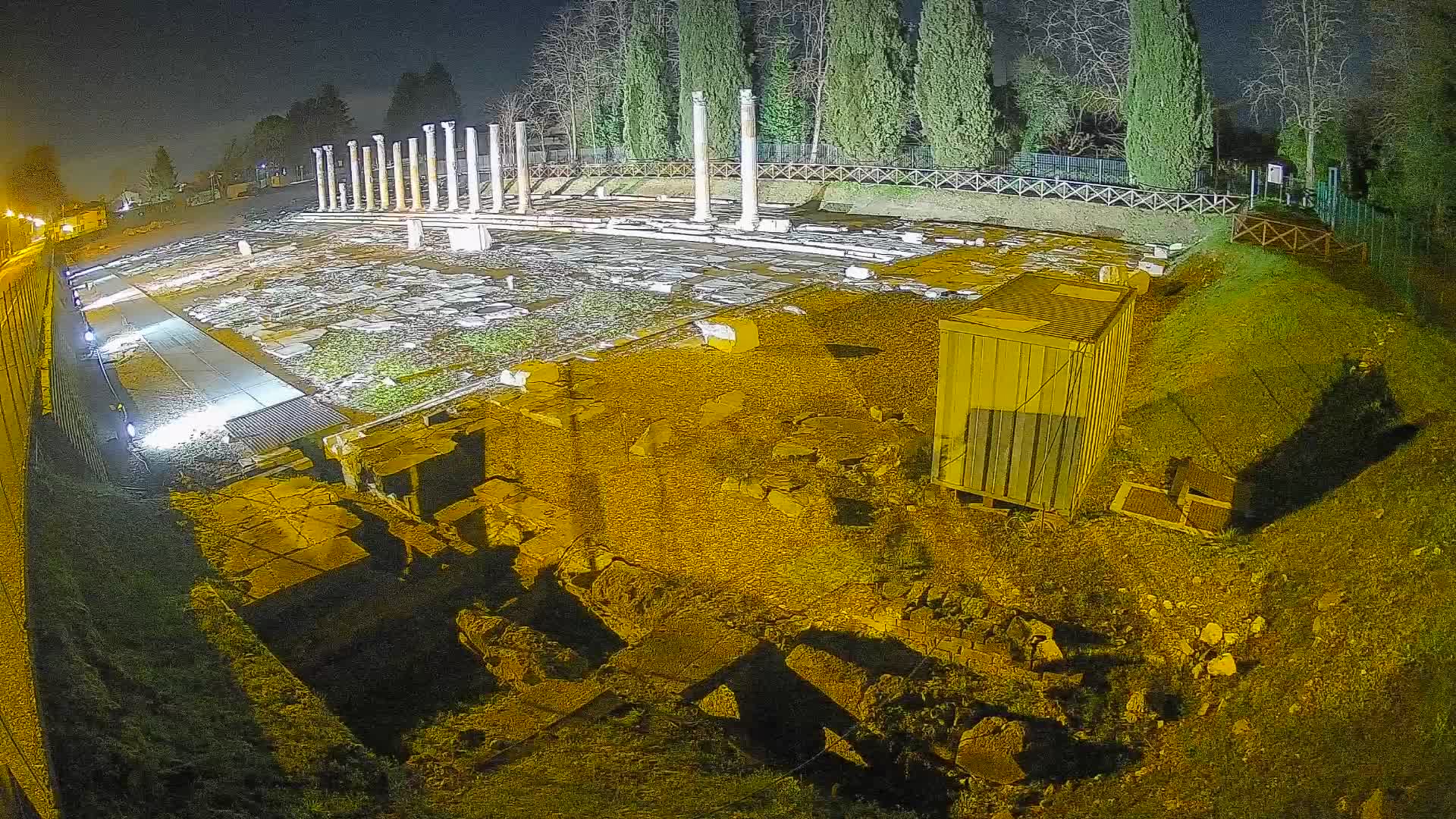 Webcam Foro Romano di Aquileia – Live View of the Ancient Roman Forum
