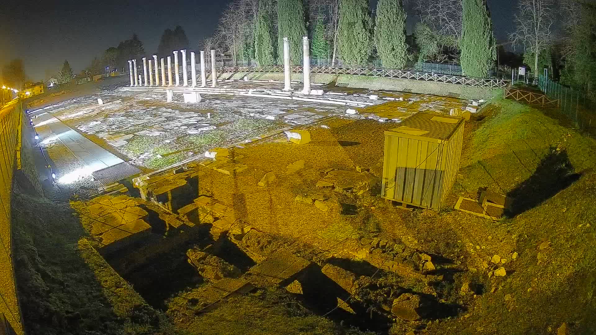 Webcam Foro Romano di Aquileia – Live View of the Ancient Roman Forum