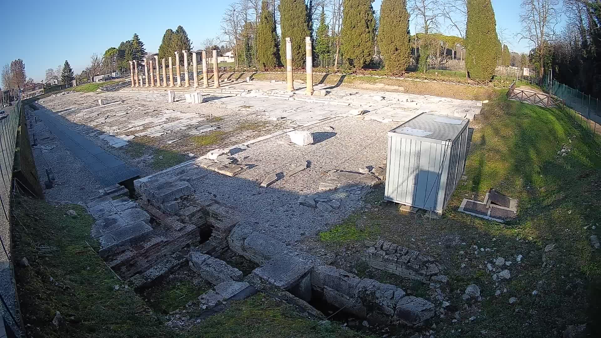 Web kamera Forum Akvileje – Pogled uživo na rimski forum