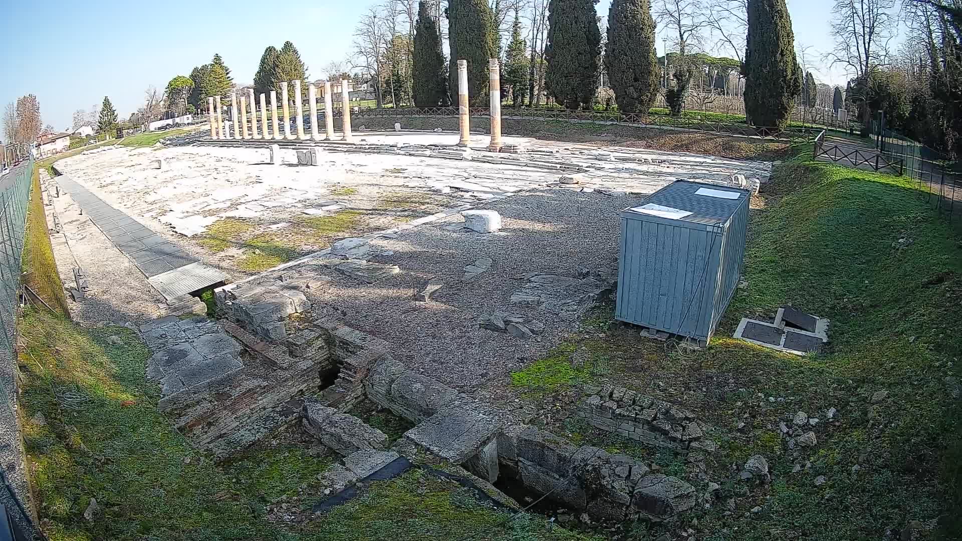 Webcam Forum Romanum von Aquileia – Liveblick auf das antike Zentrum