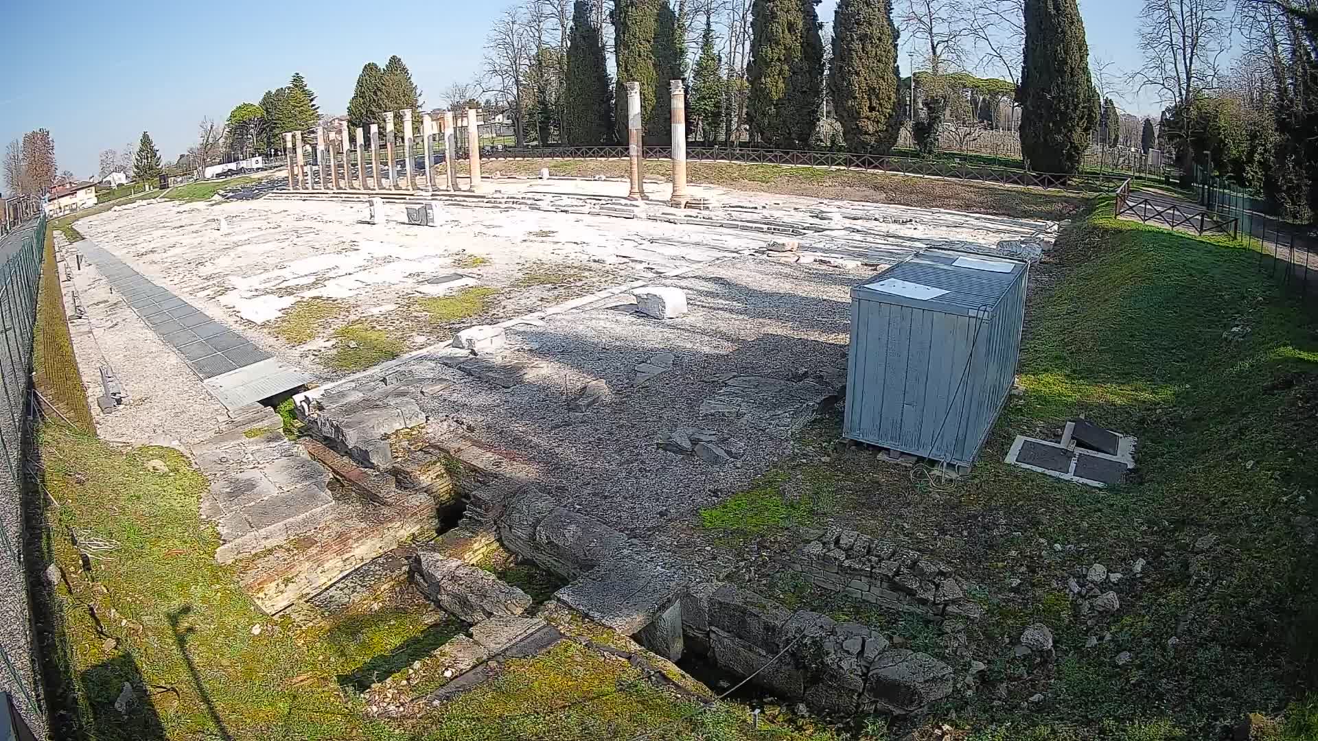 Webcam Forum Romanum von Aquileia – Liveblick auf das antike Zentrum