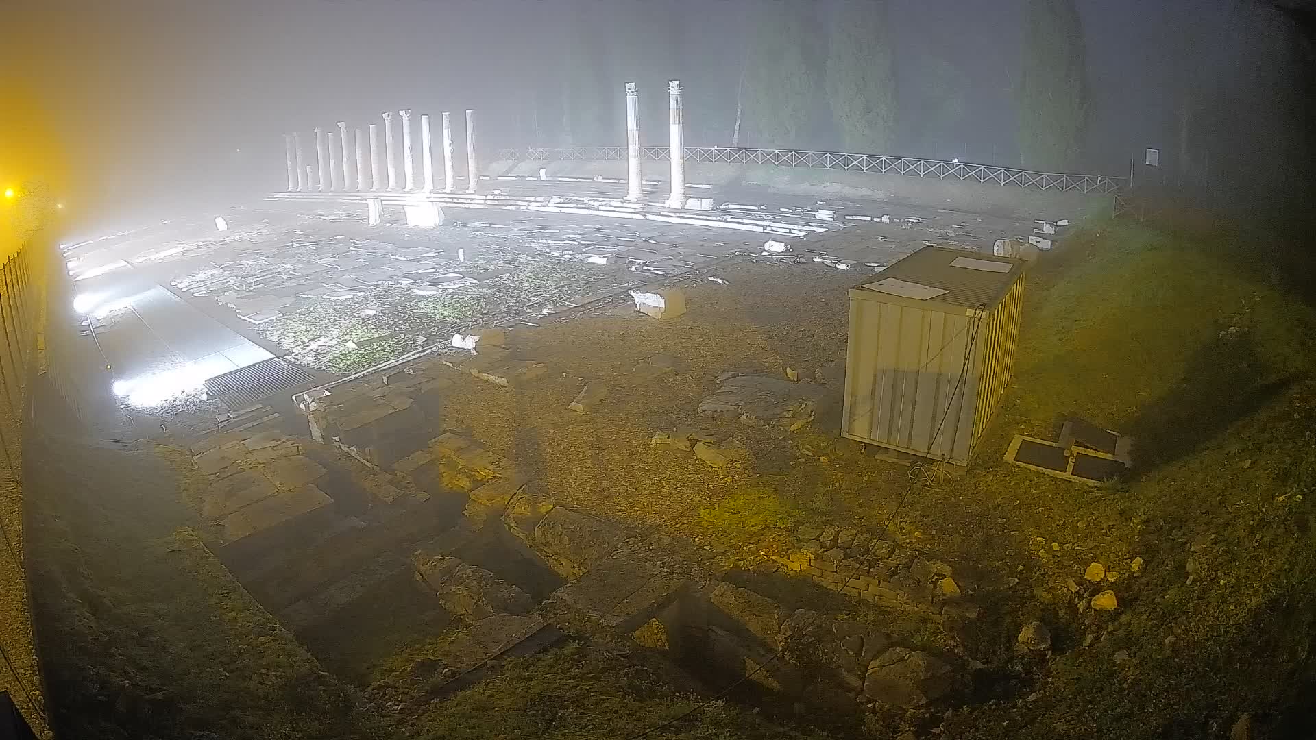 Webcam Foro Romano di Aquileia – Vista live sull’antico Foro