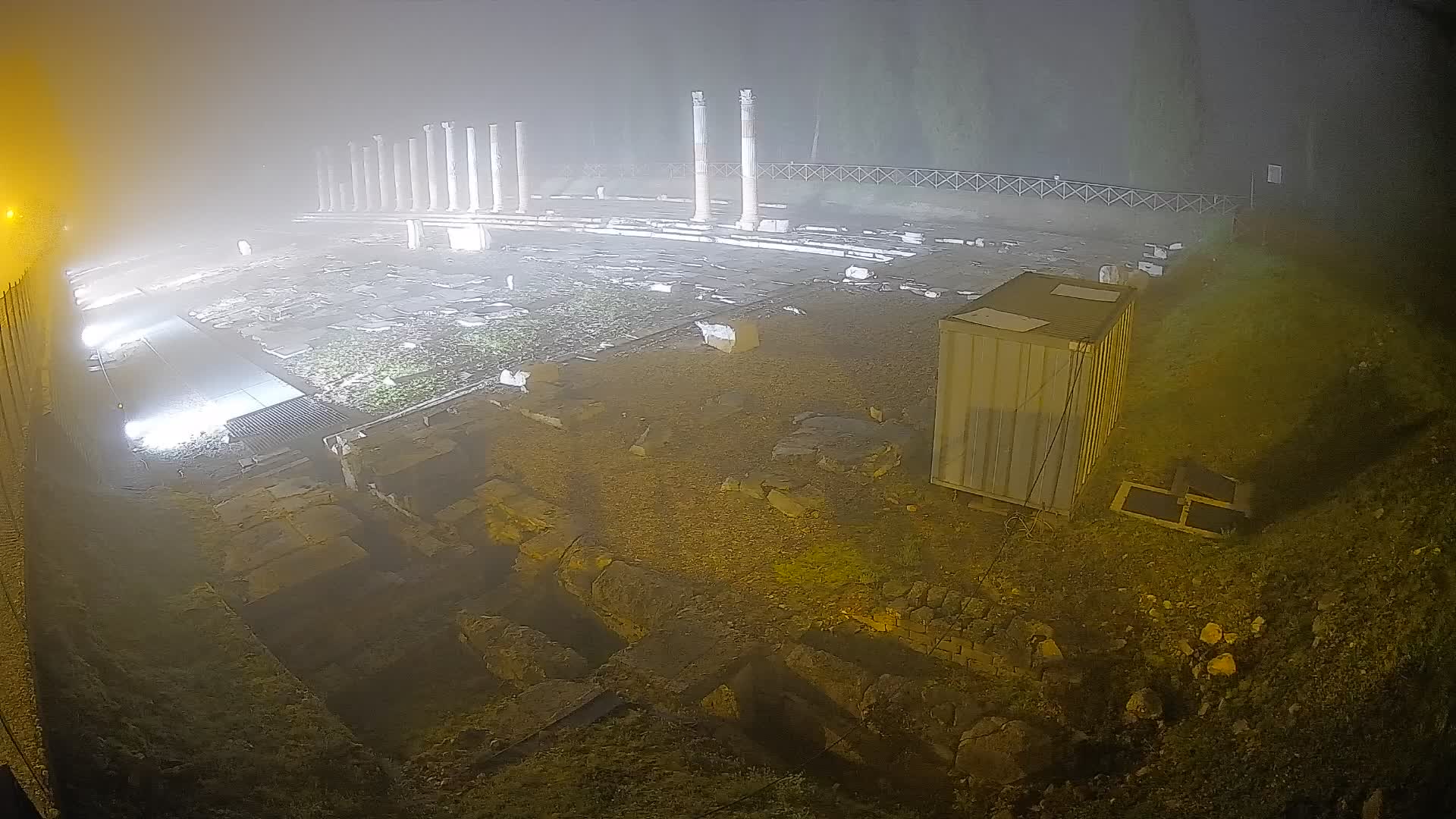 Webcam Foro Romano di Aquileia – Vista live sull’antico Foro
