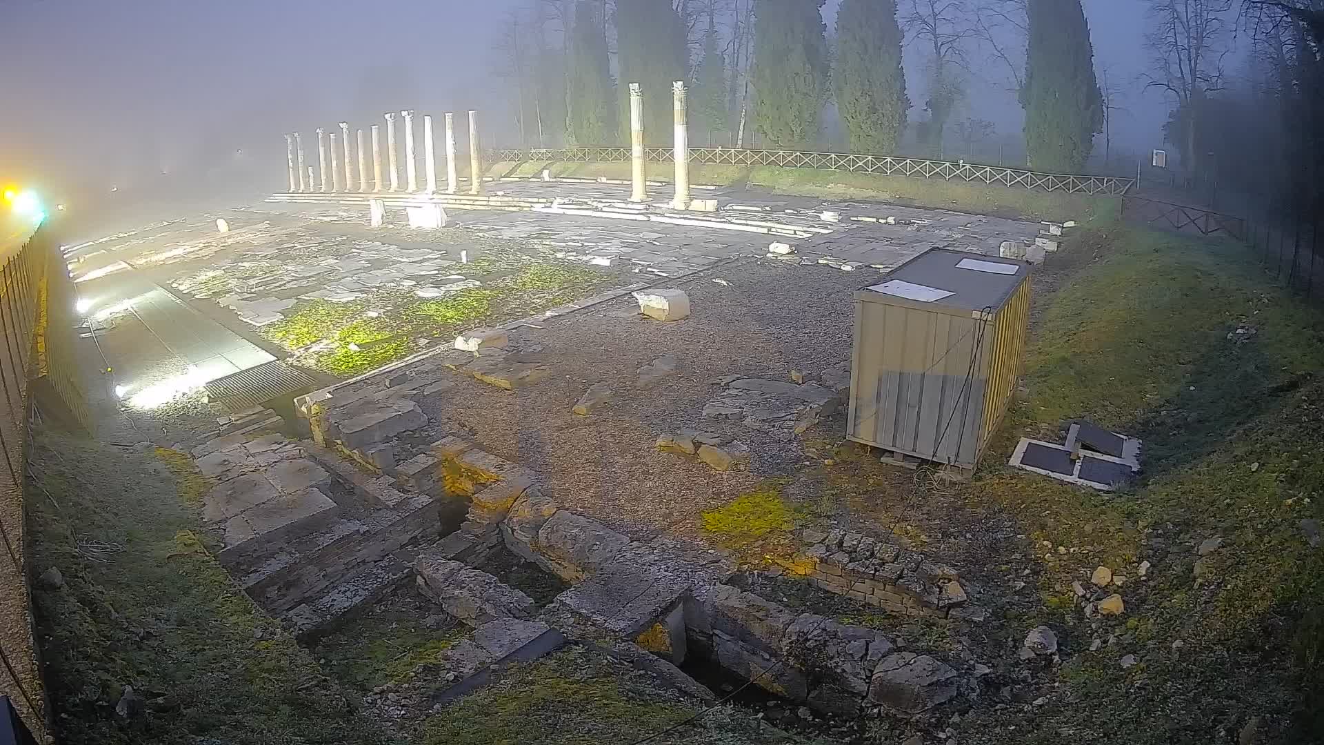 Webcam du Forum Romain d’Aquilée – Vue en direct du site antique
