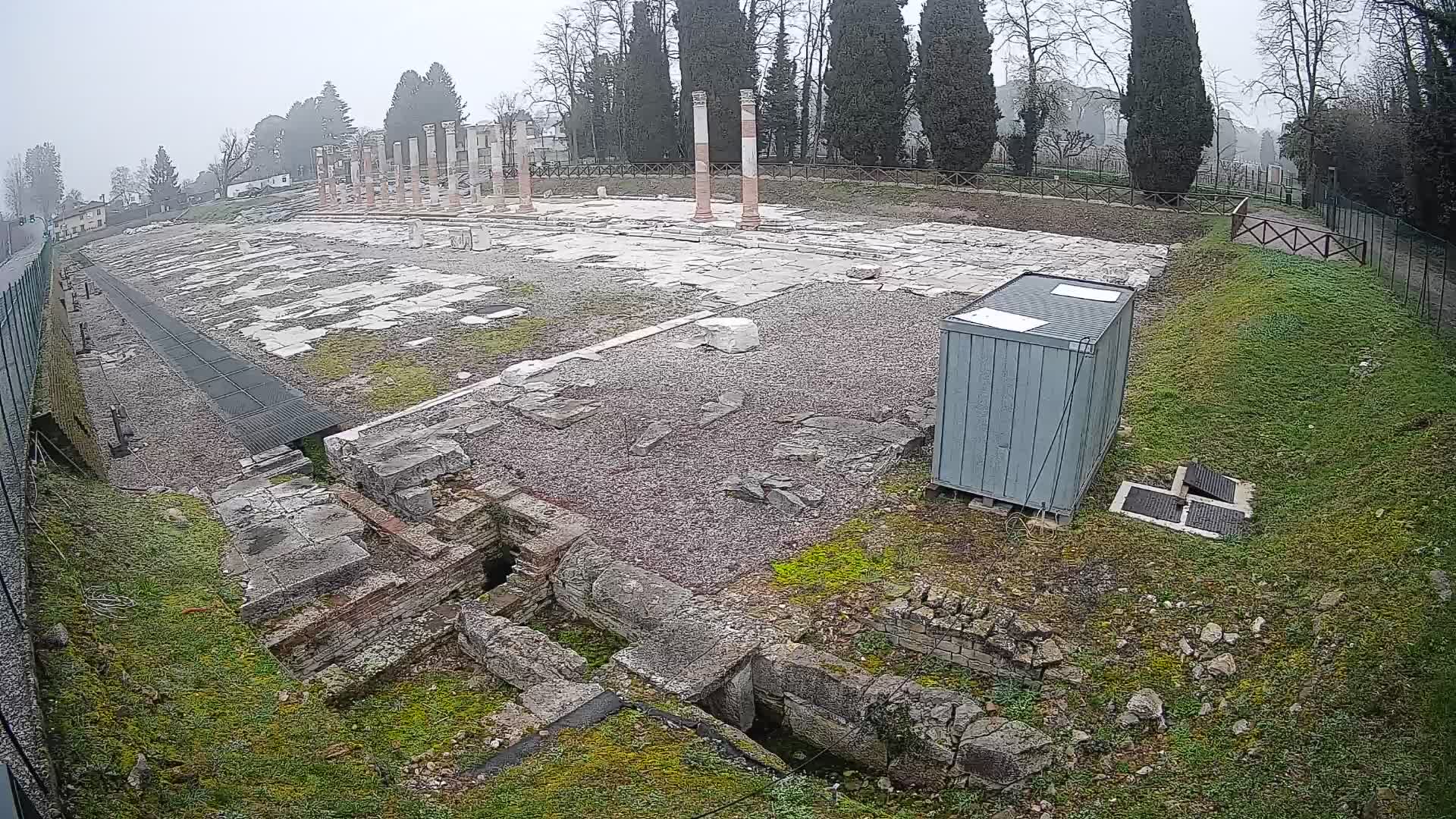 Webcam Foro Romano de Aquileia – Vista en vivo del Foro Romano
