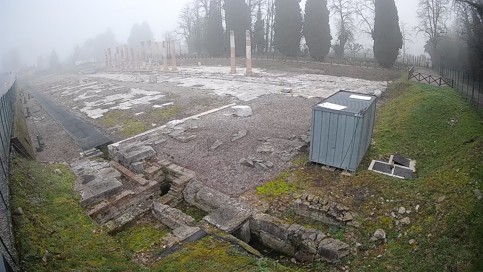 Webcam du Forum Romain d’Aquilée – Vue en direct du site antique