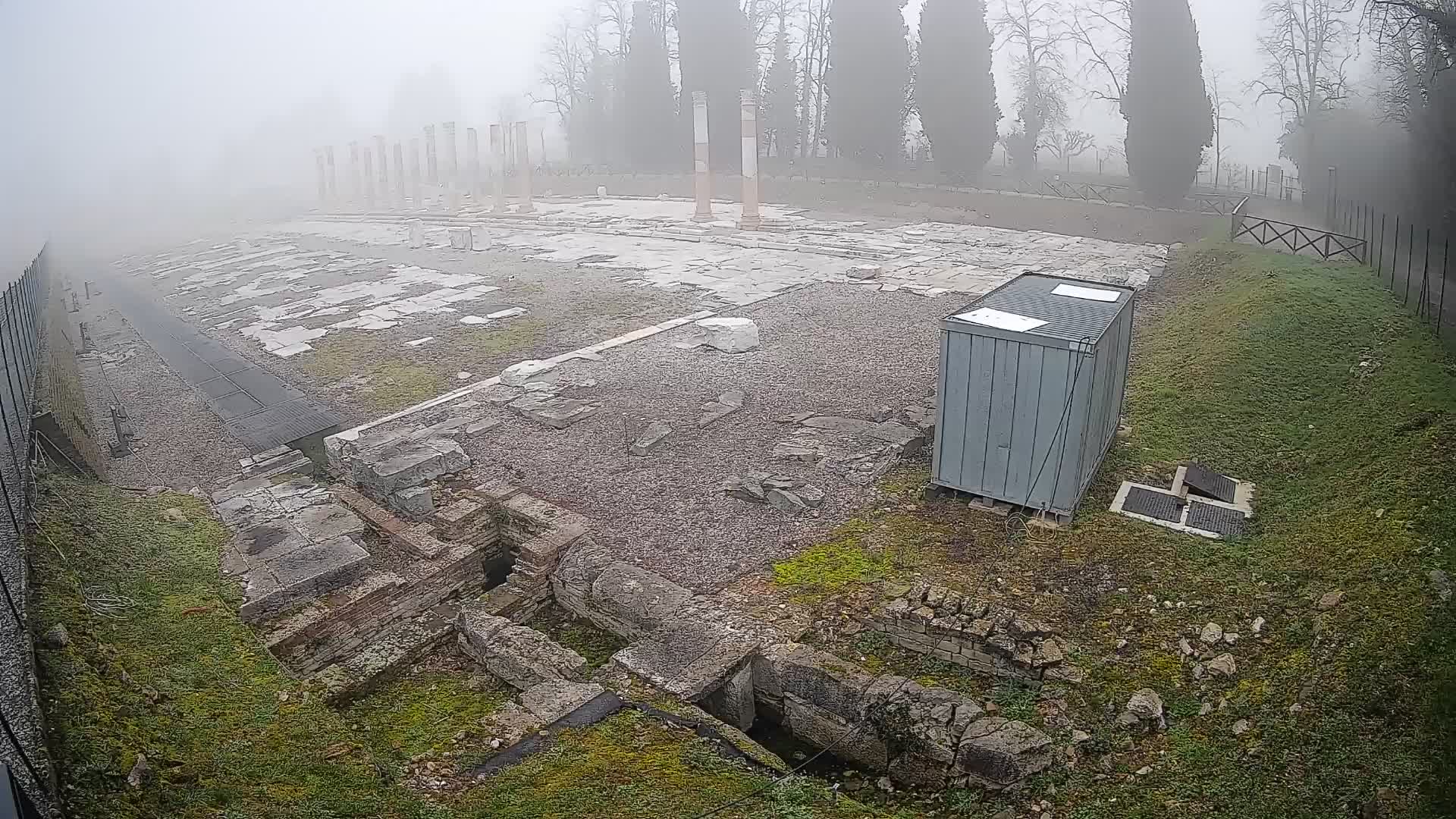 Webcam du Forum Romain d’Aquilée – Vue en direct du site antique