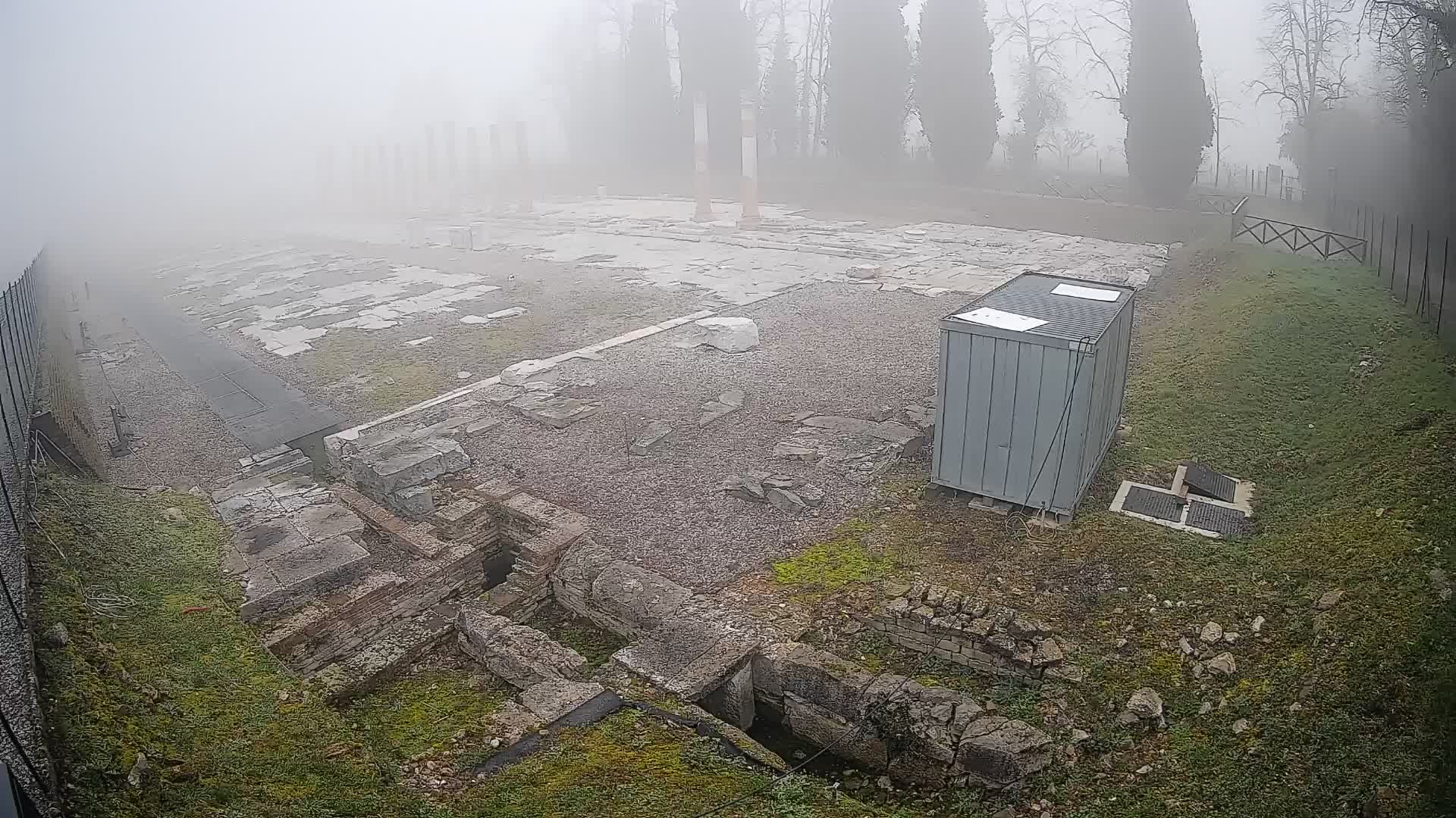 Webcam du Forum Romain d’Aquilée – Vue en direct du site antique