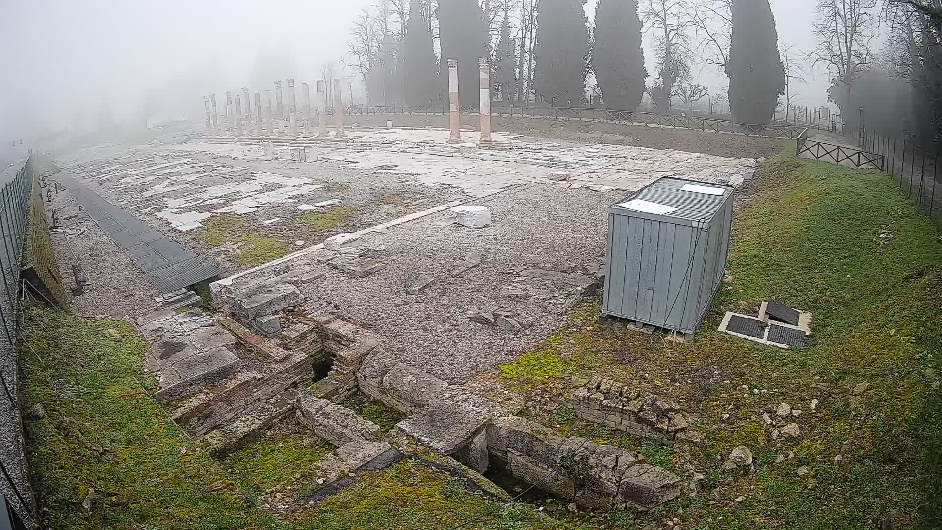 Webcam du Forum Romain d’Aquilée – Vue en direct du site antique