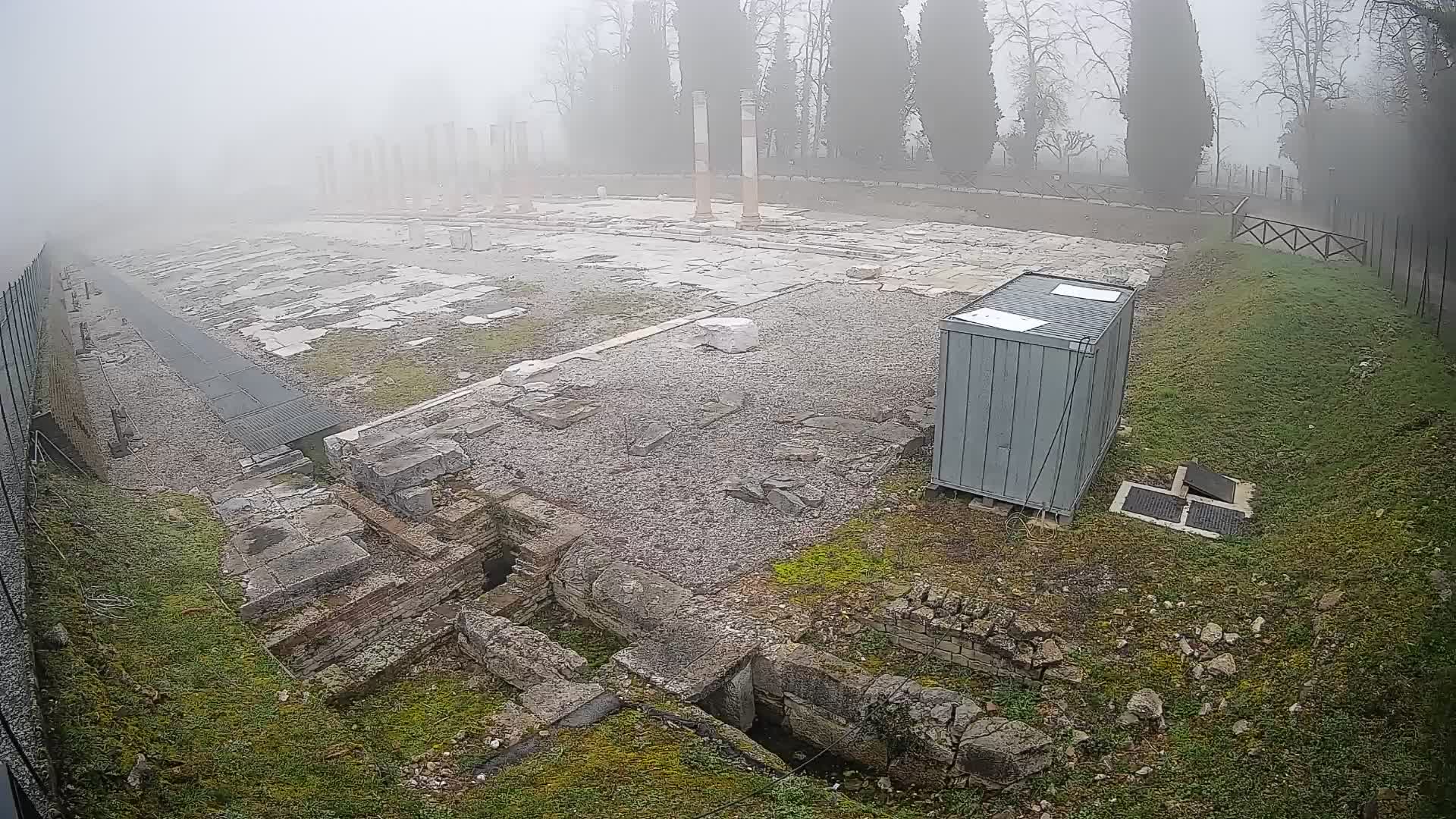 Webcam Foro Romano de Aquileia – Vista en vivo del Foro Romano