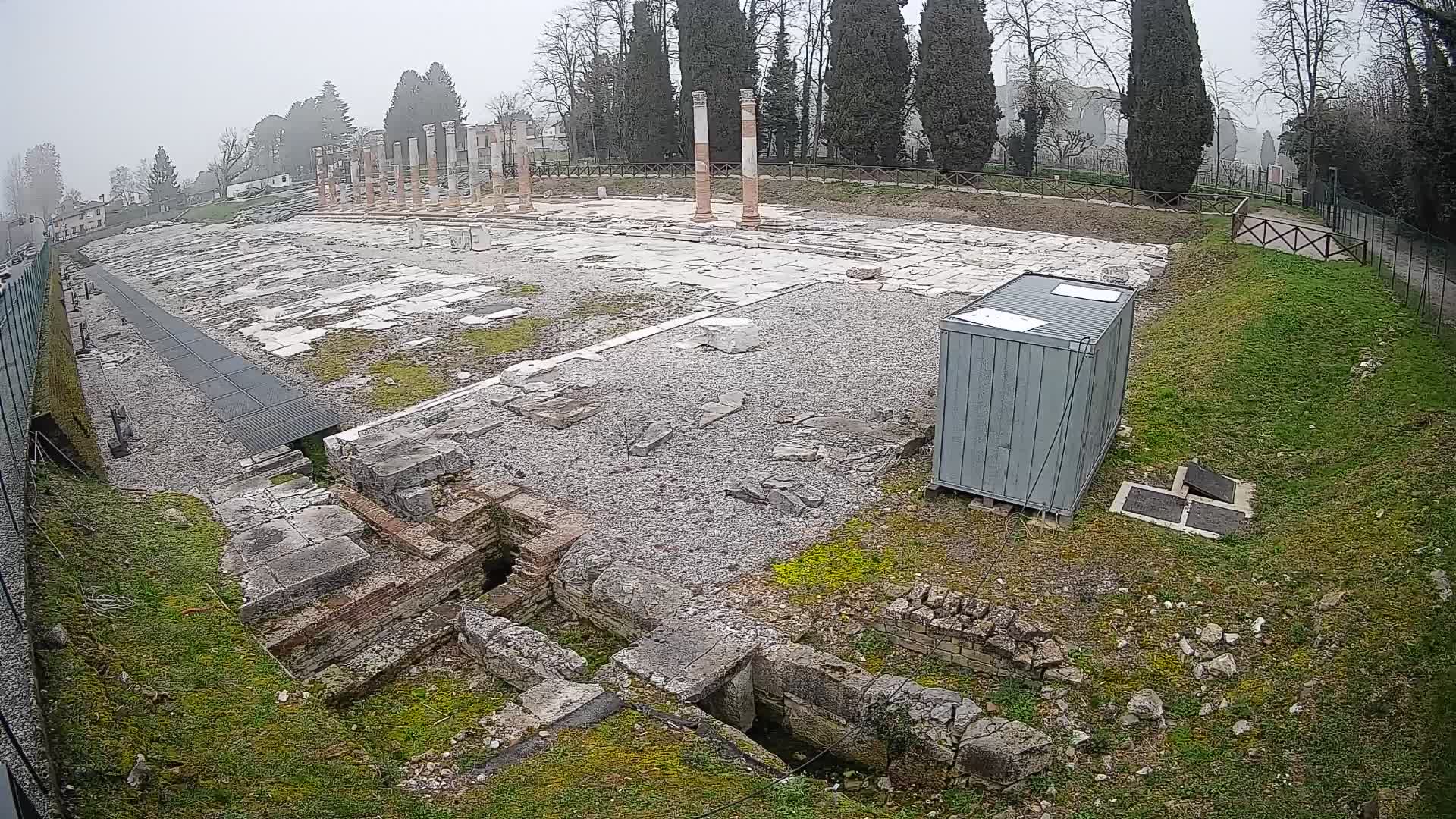 Webcam Forum Romanum von Aquileia – Liveblick auf das antike Zentrum