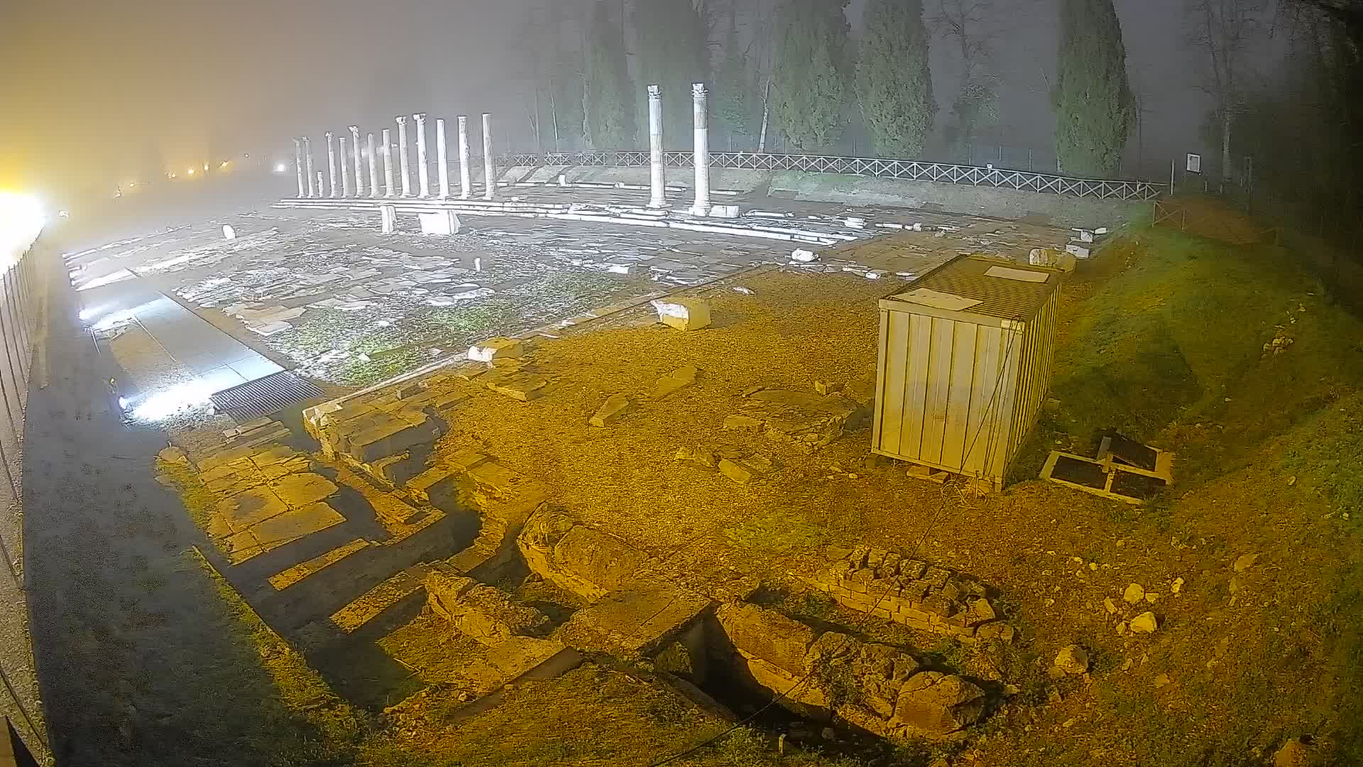 Webcam Foro Romano de Aquileia – Vista en vivo del Foro Romano
