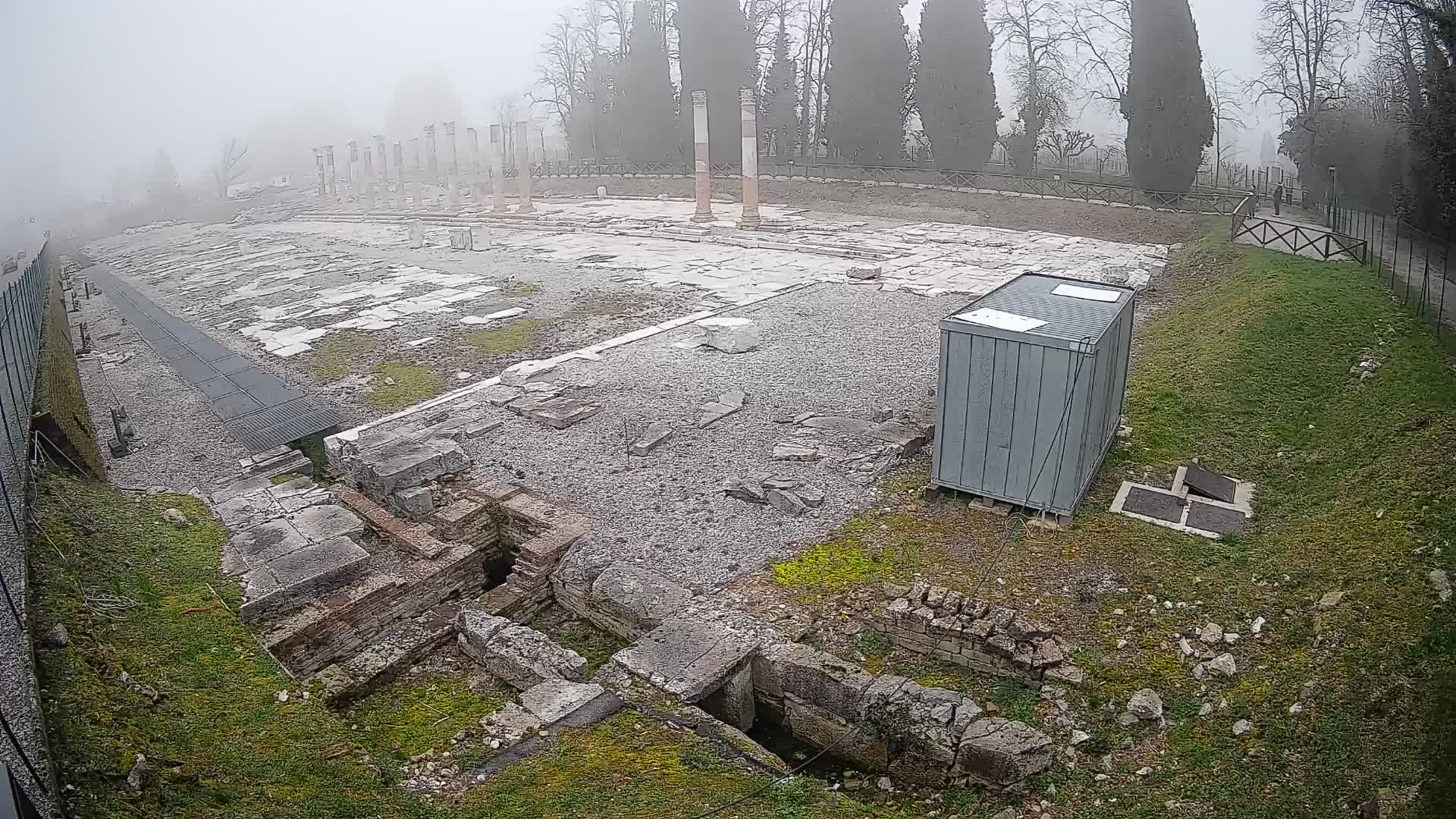 Webcam Foro Romano de Aquileia – Vista en vivo del Foro Romano