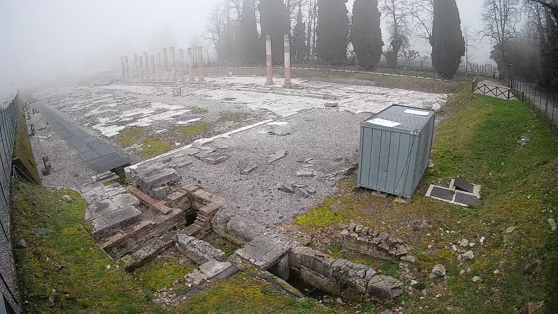 Webcam Foro Romano di Aquileia – Vista live sull’antico Foro