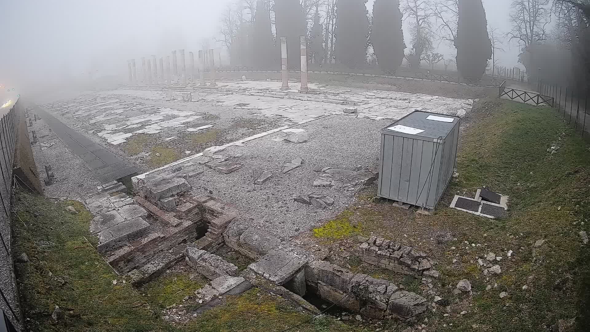 Webcam Foro Romano di Aquileia – Vista live sull’antico Foro
