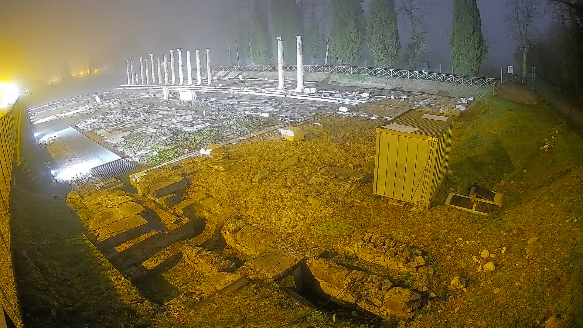 Webcam du Forum Romain d’Aquilée – Vue en direct du site antique