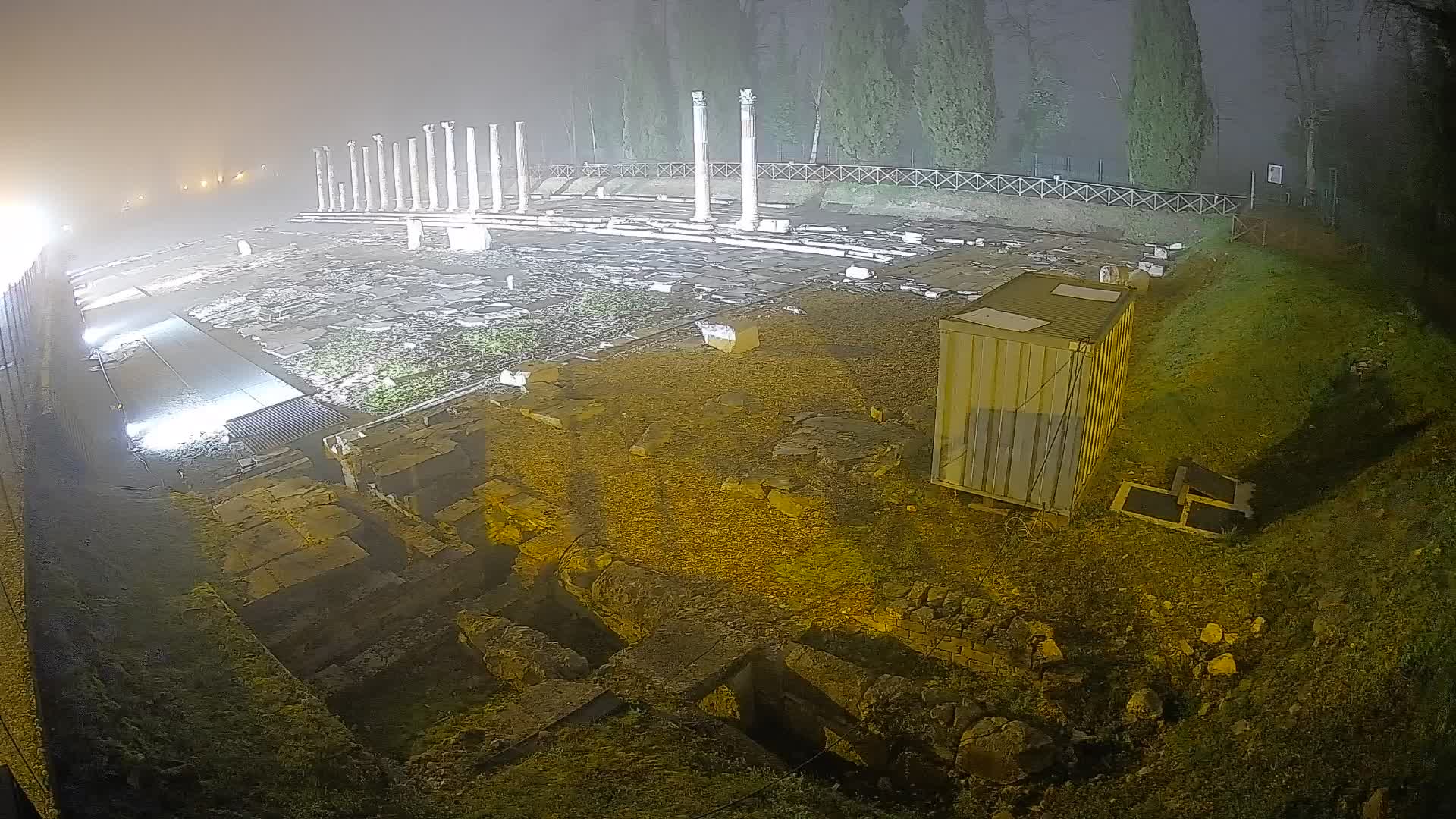 Webcam du Forum Romain d’Aquilée – Vue en direct du site antique