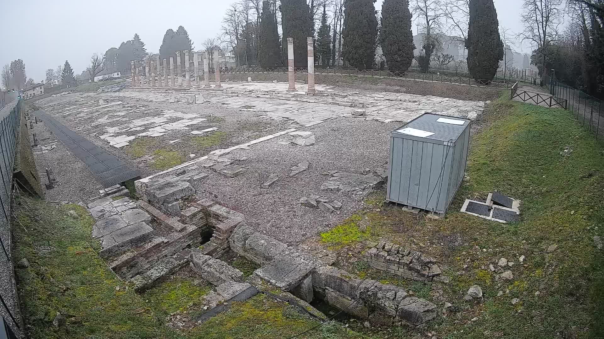 Webcam Foro Romano de Aquileia – Vista en vivo del Foro Romano