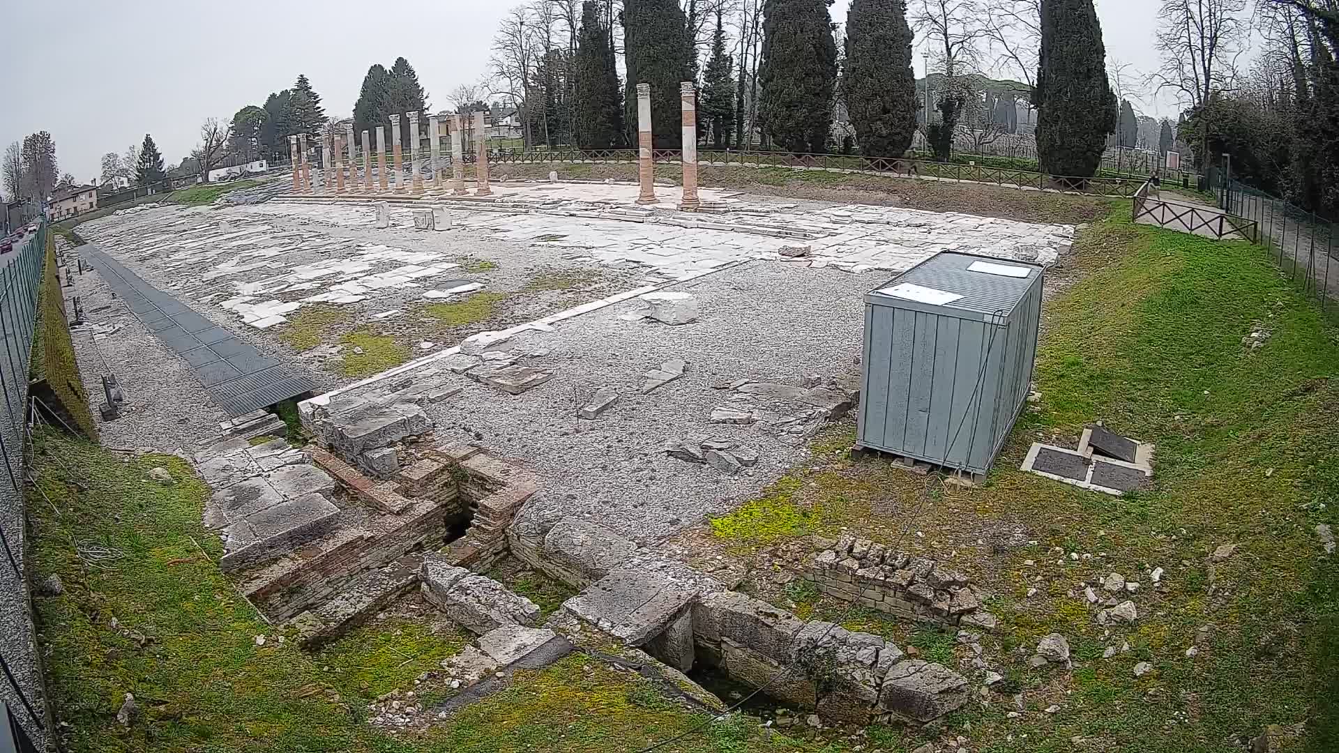 Webcam Foro Romano di Aquileia – Live View of the Ancient Roman Forum