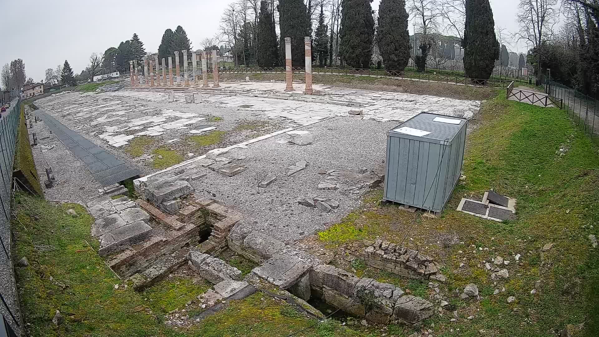 Webcam Forum Romanum von Aquileia – Liveblick auf das antike Zentrum