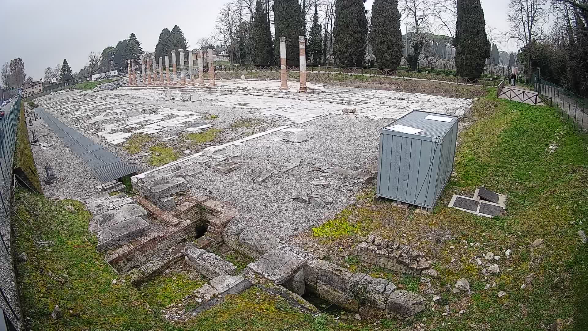Webcam Foro Romano de Aquileia – Vista en vivo del Foro Romano