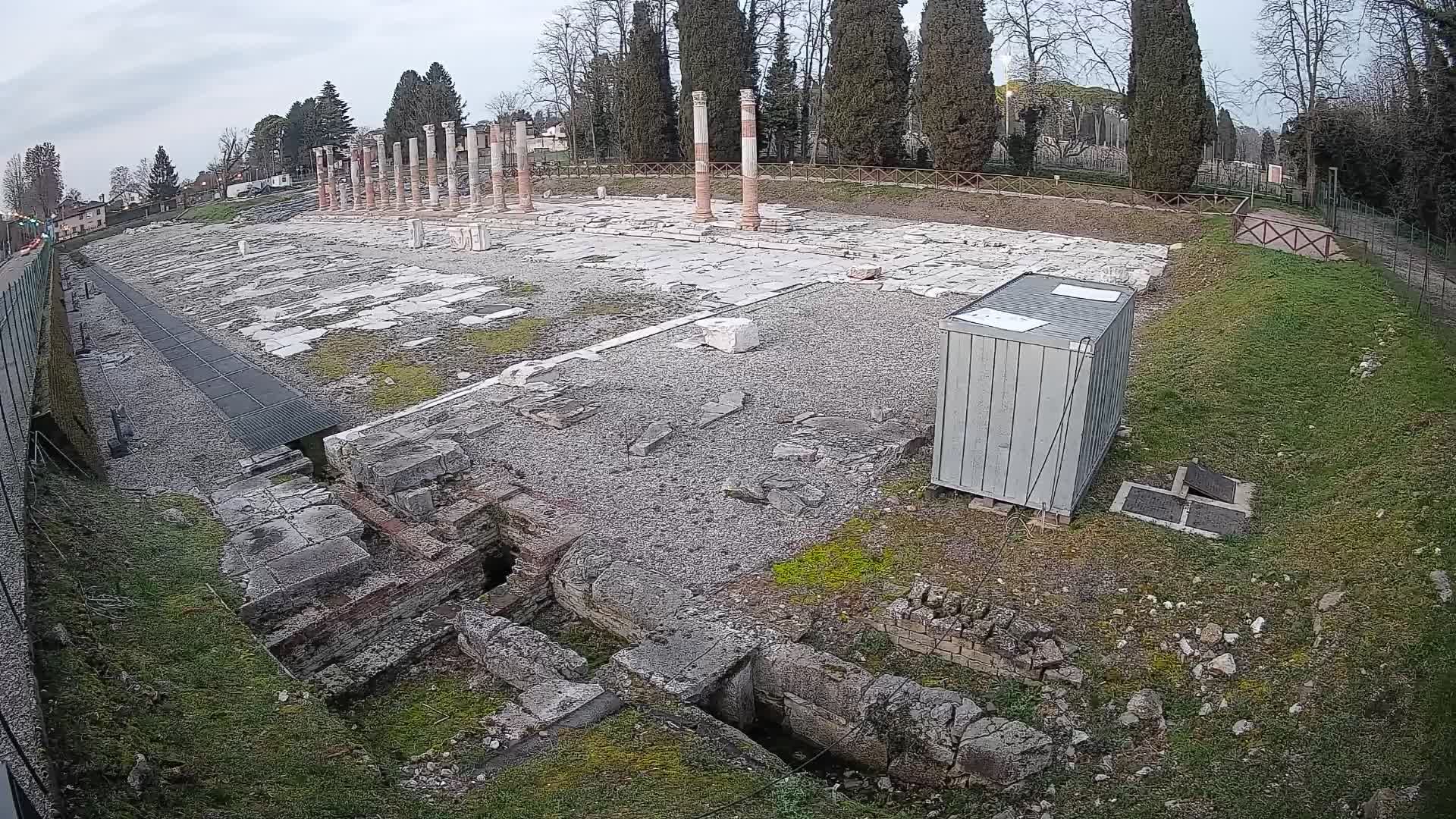 Webcam Forum Romanum von Aquileia – Liveblick auf das antike Zentrum