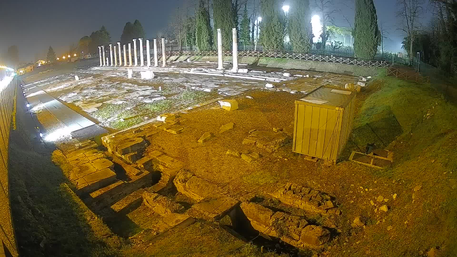 Webcam du Forum Romain d’Aquilée – Vue en direct du site antique
