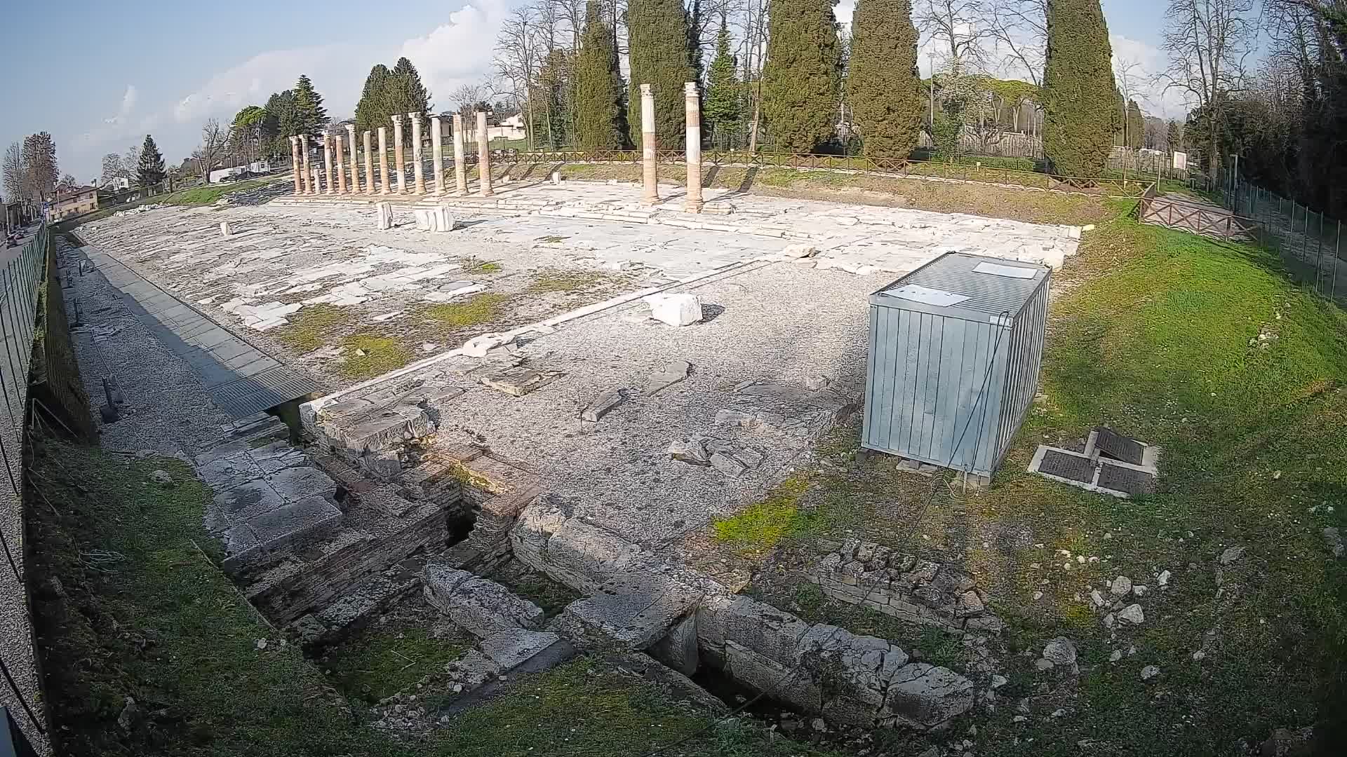 Webcam Foro Romano di Aquileia – Live View of the Ancient Roman Forum
