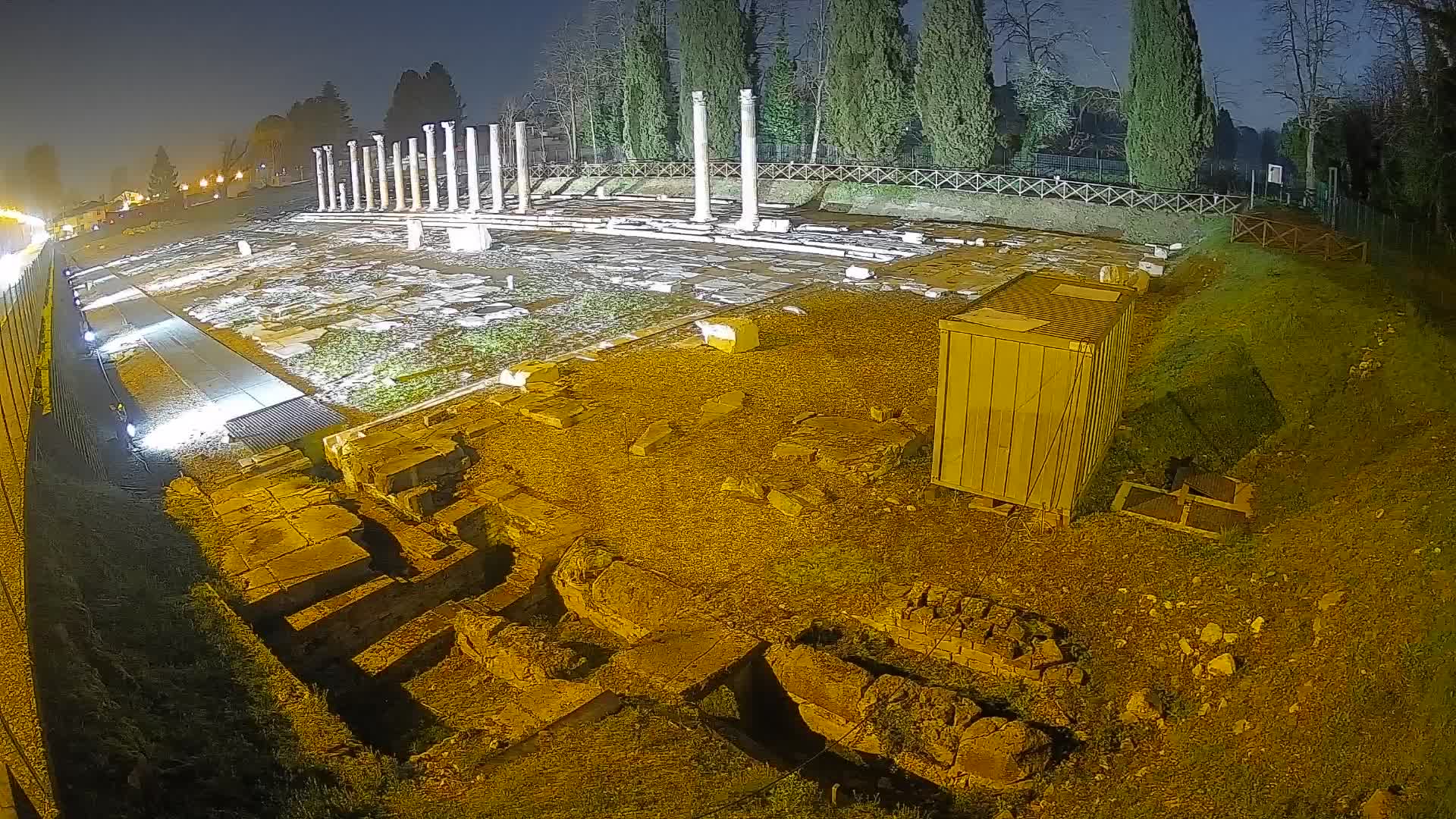 Webcam Forum Romanum von Aquileia – Liveblick auf das antike Zentrum