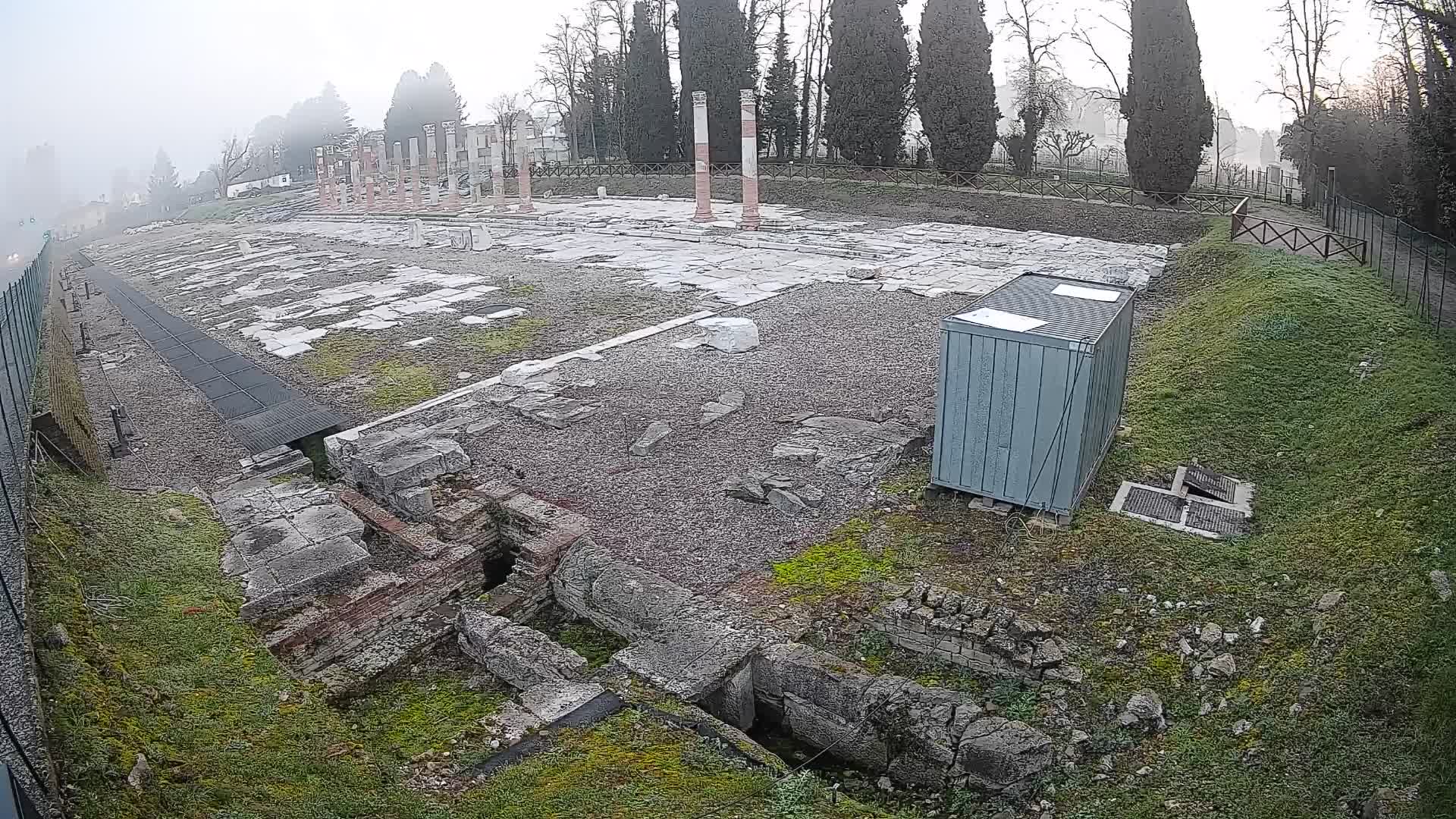 Webcam du Forum Romain d’Aquilée – Vue en direct du site antique