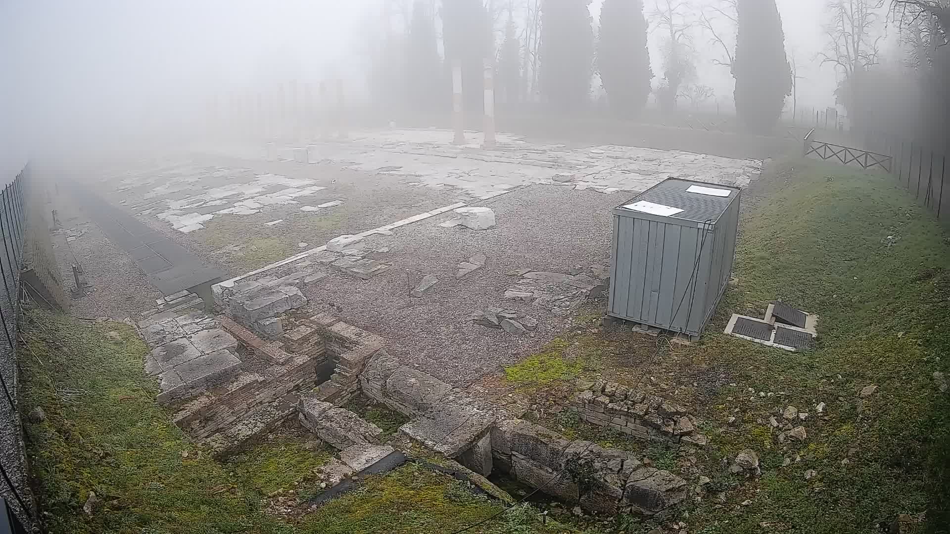 Webcam Foro Romano di Aquileia – Vista live sull’antico Foro