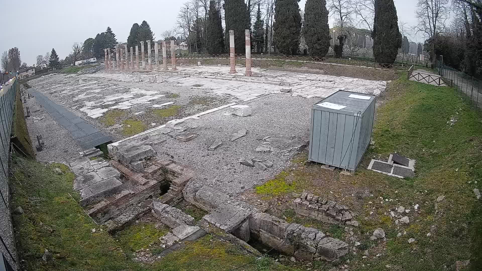 Webcam Forum Romanum von Aquileia – Liveblick auf das antike Zentrum