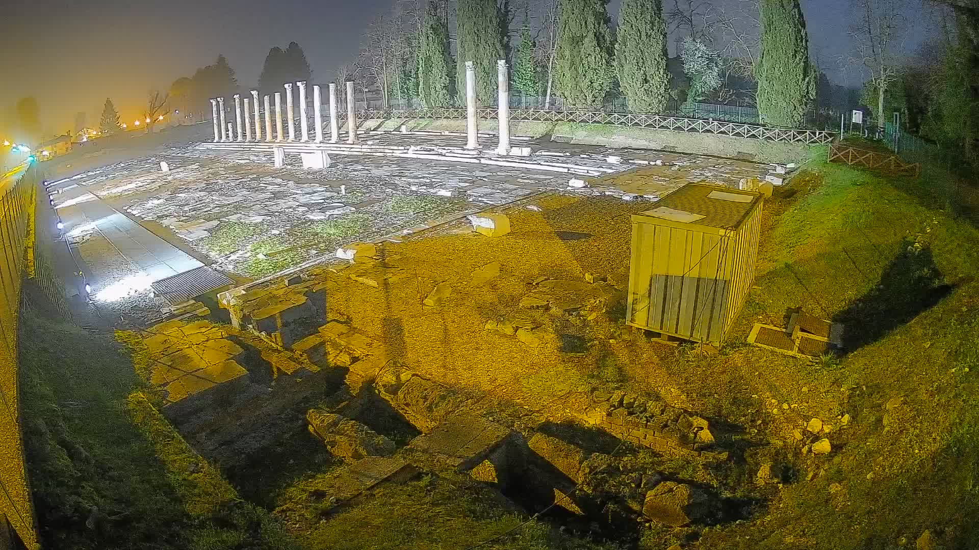 Webcam Forum Romanum von Aquileia – Liveblick auf das antike Zentrum