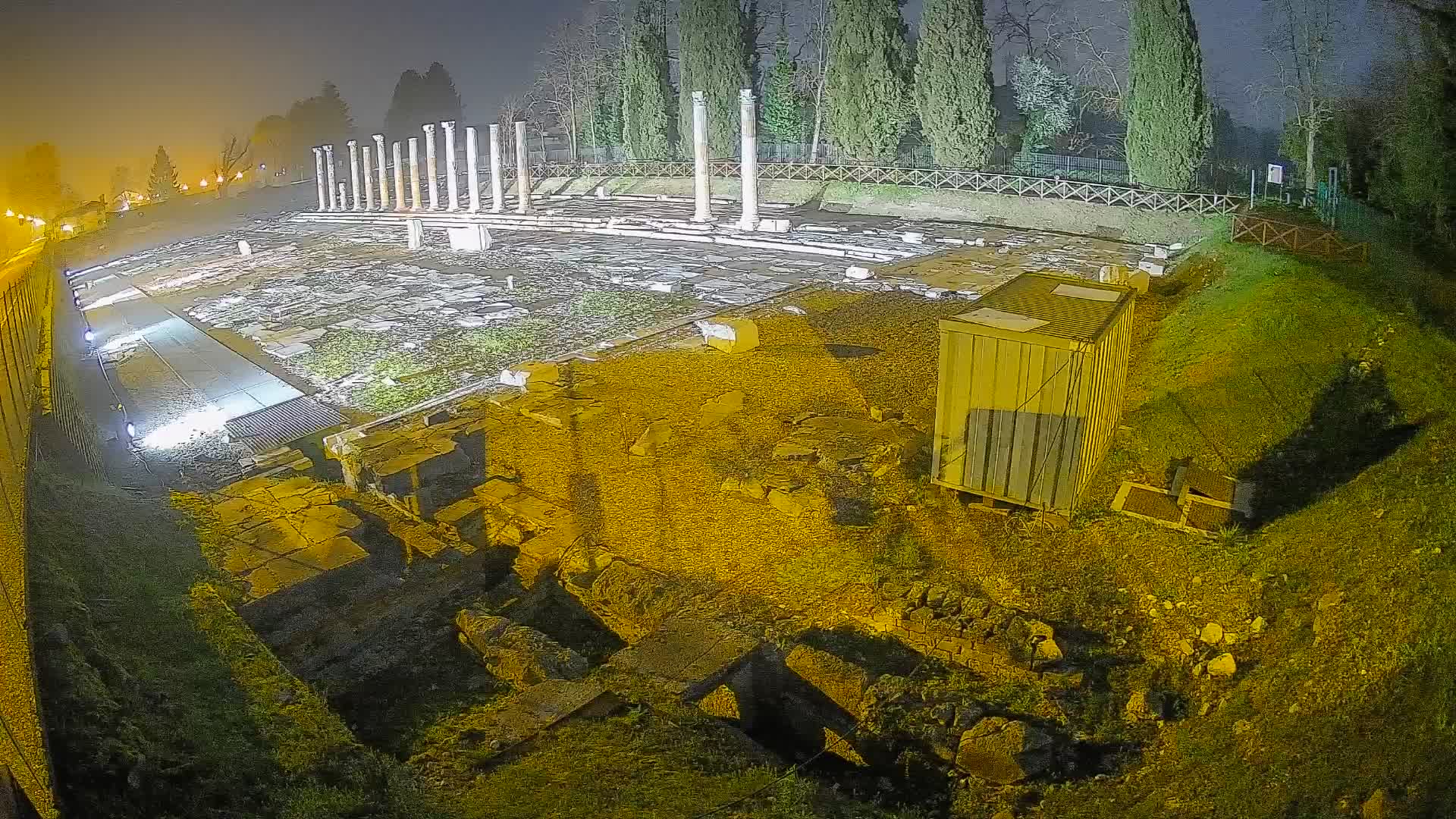 Webcam Forum Romanum von Aquileia – Liveblick auf das antike Zentrum