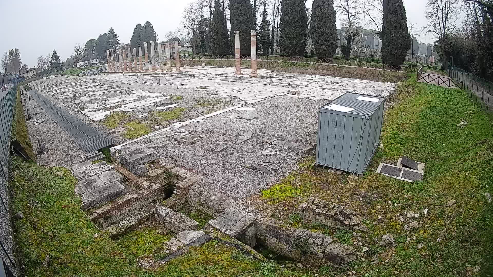 Webcam Forum Romanum von Aquileia – Liveblick auf das antike Zentrum