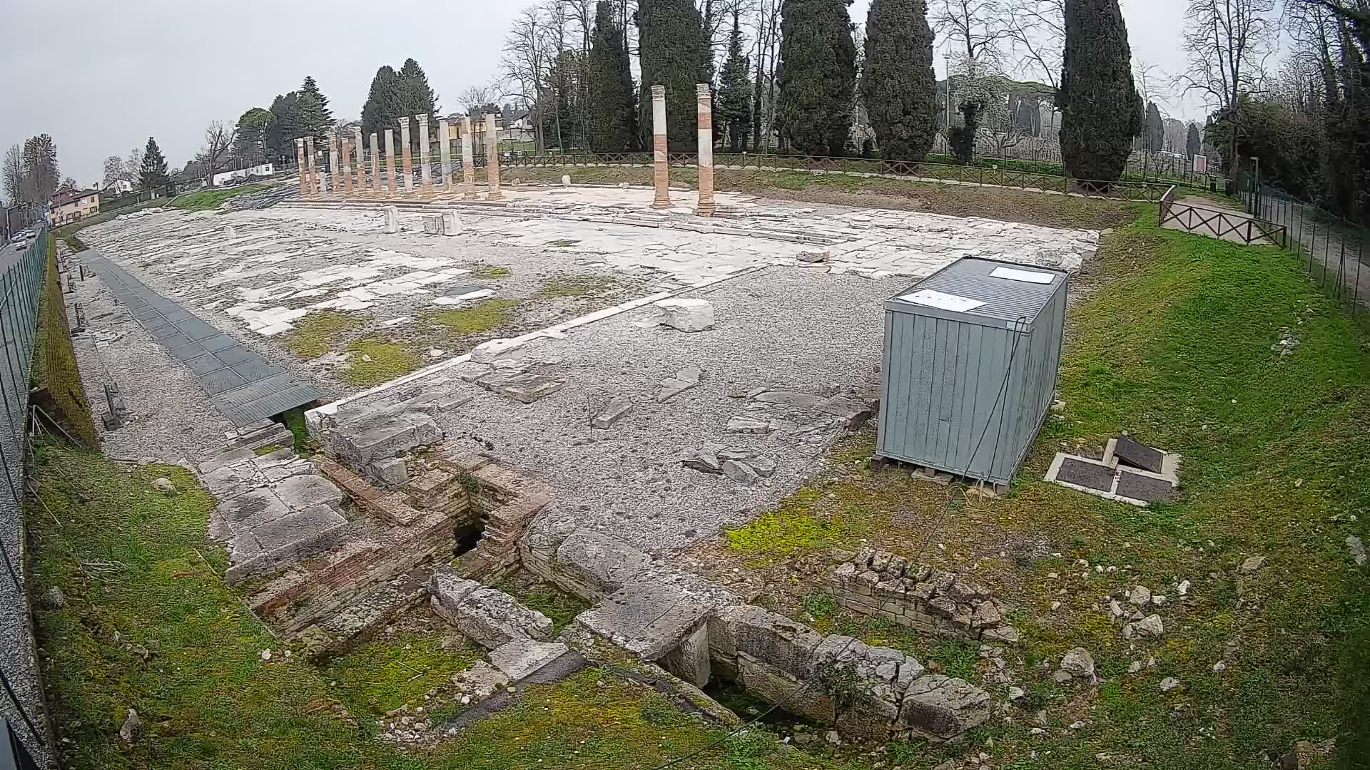 Webcam Foro Romano di Aquileia – Live View of the Ancient Roman Forum