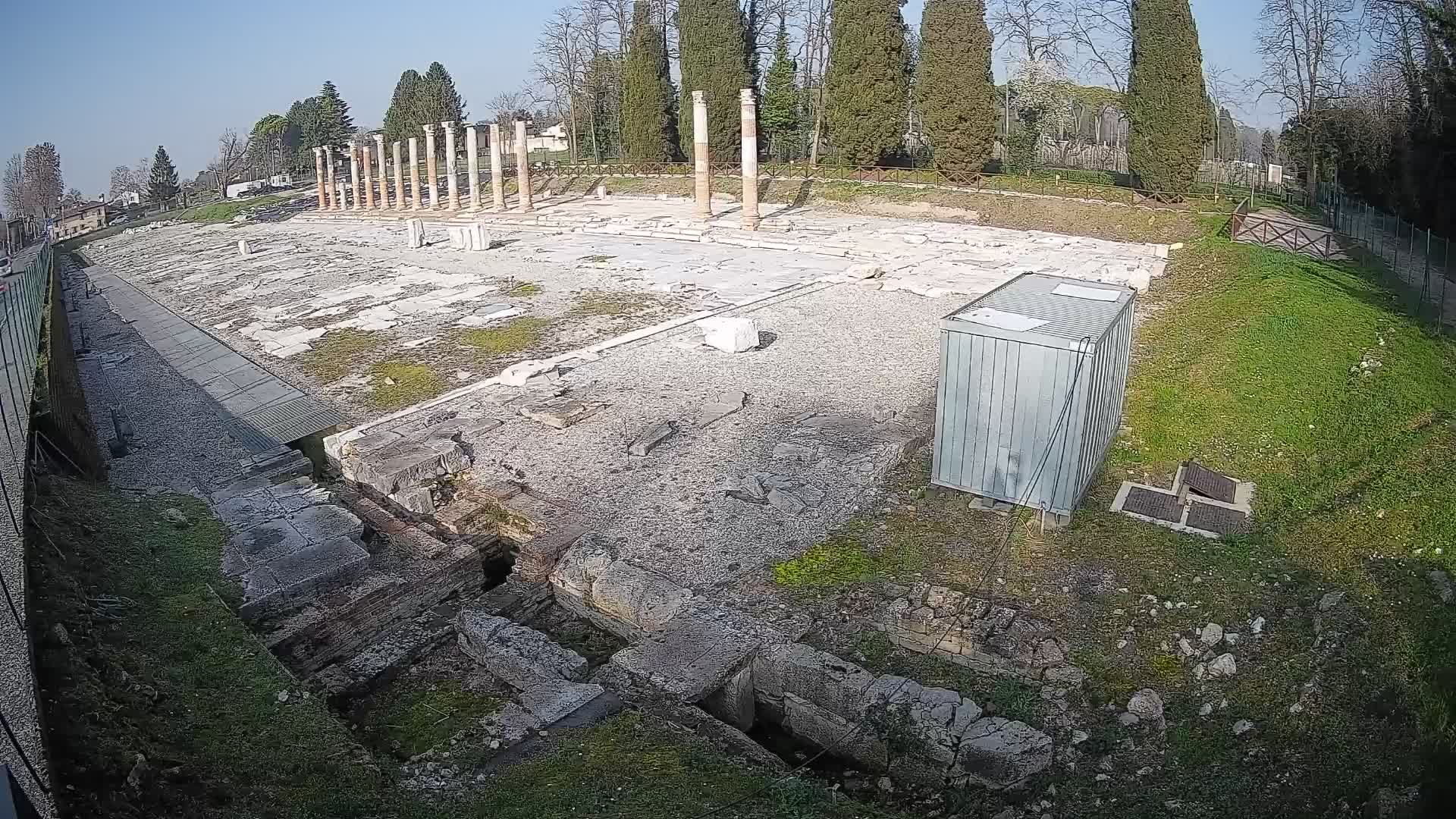 Webcam Foro Romano di Aquileia – Live View of the Ancient Roman Forum