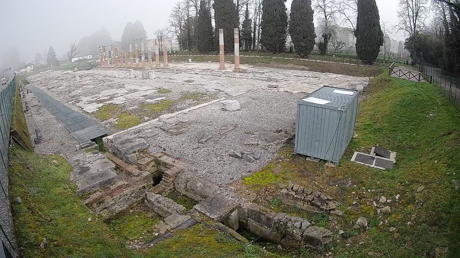 Webcam Forum Romanum von Aquileia – Liveblick auf das antike Zentrum