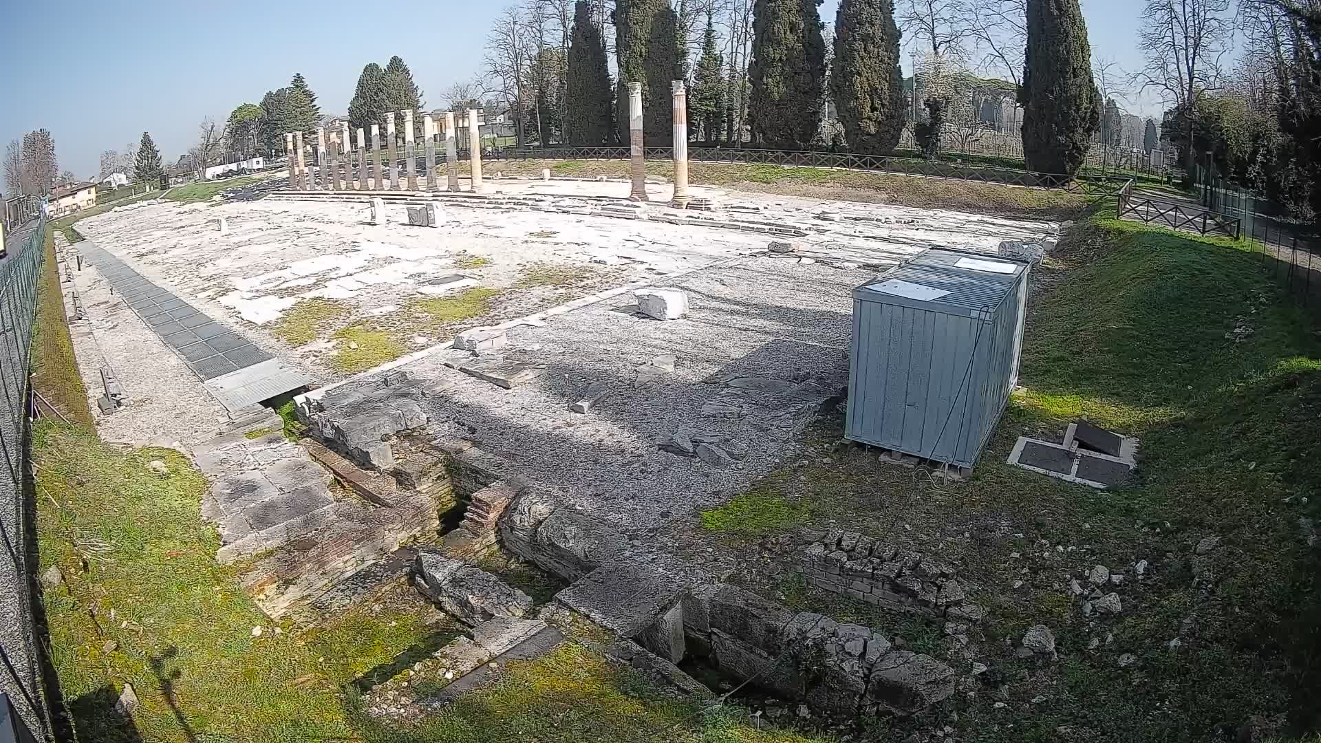 Webcam Foro Romano di Aquileia – Live View of the Ancient Roman Forum