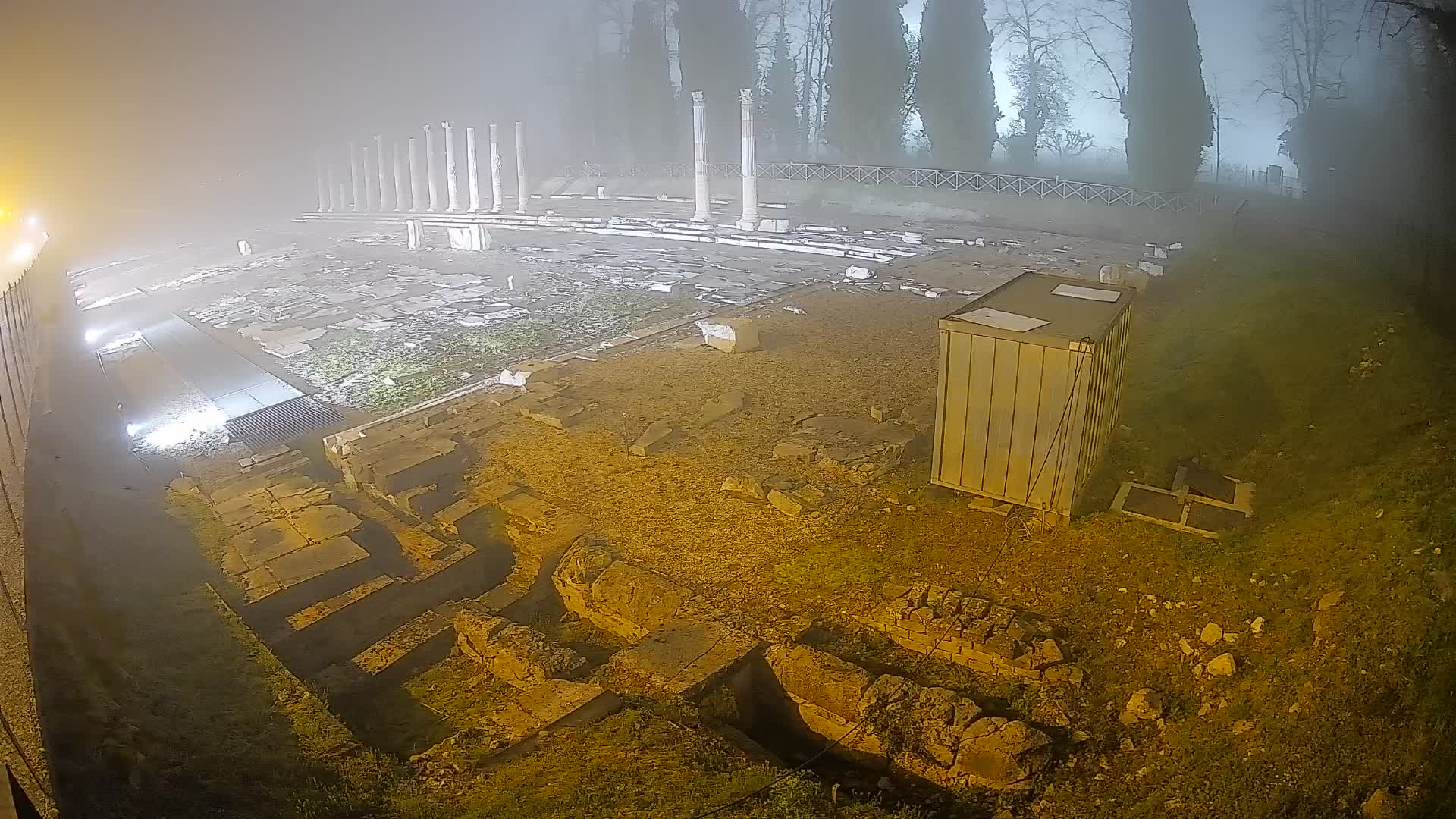 Webcam Foro Romano di Aquileia – Vista live sull’antico Foro
