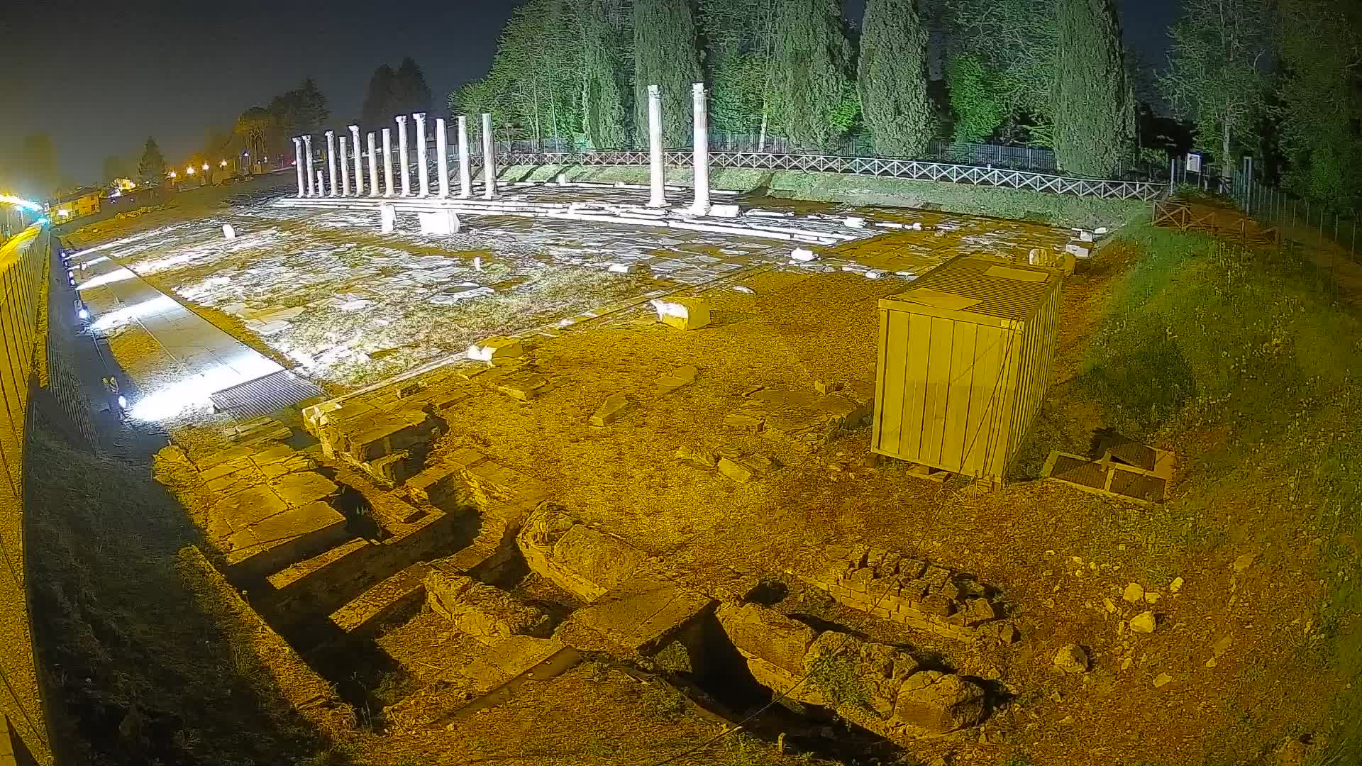 Webcam Forum Romanum von Aquileia – Liveblick auf das antike Zentrum