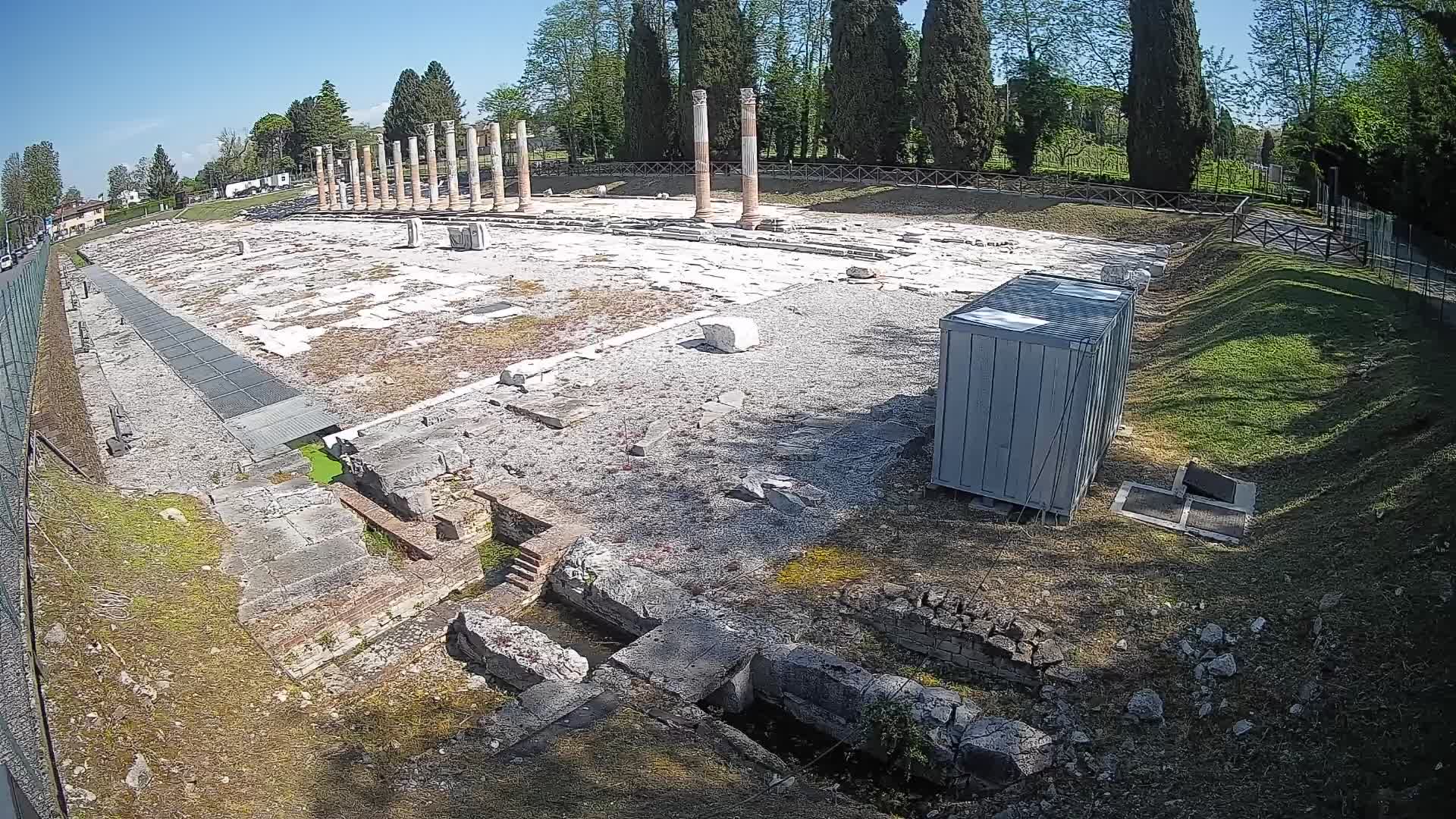 Webcam Forum Romanum von Aquileia – Liveblick auf das antike Zentrum