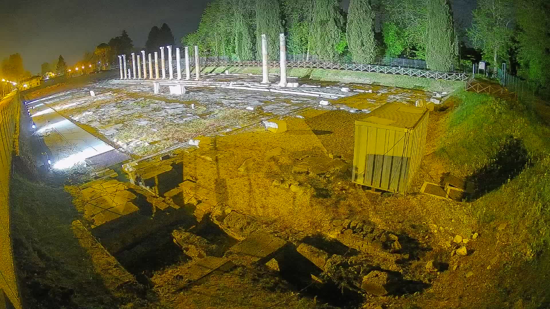 Webcam Forum Romanum von Aquileia – Liveblick auf das antike Zentrum