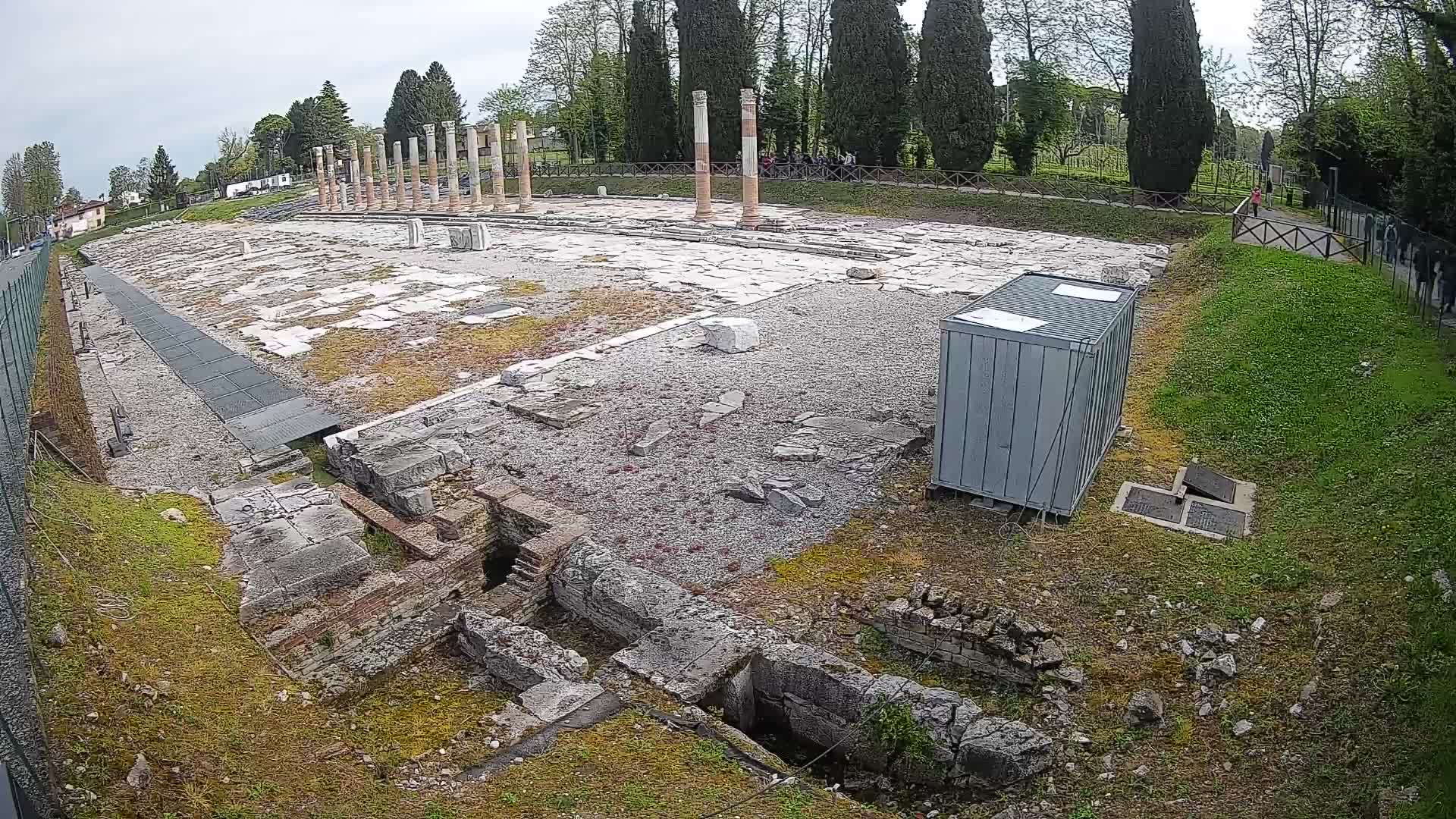 Webcam Forum Romanum von Aquileia – Liveblick auf das antike Zentrum