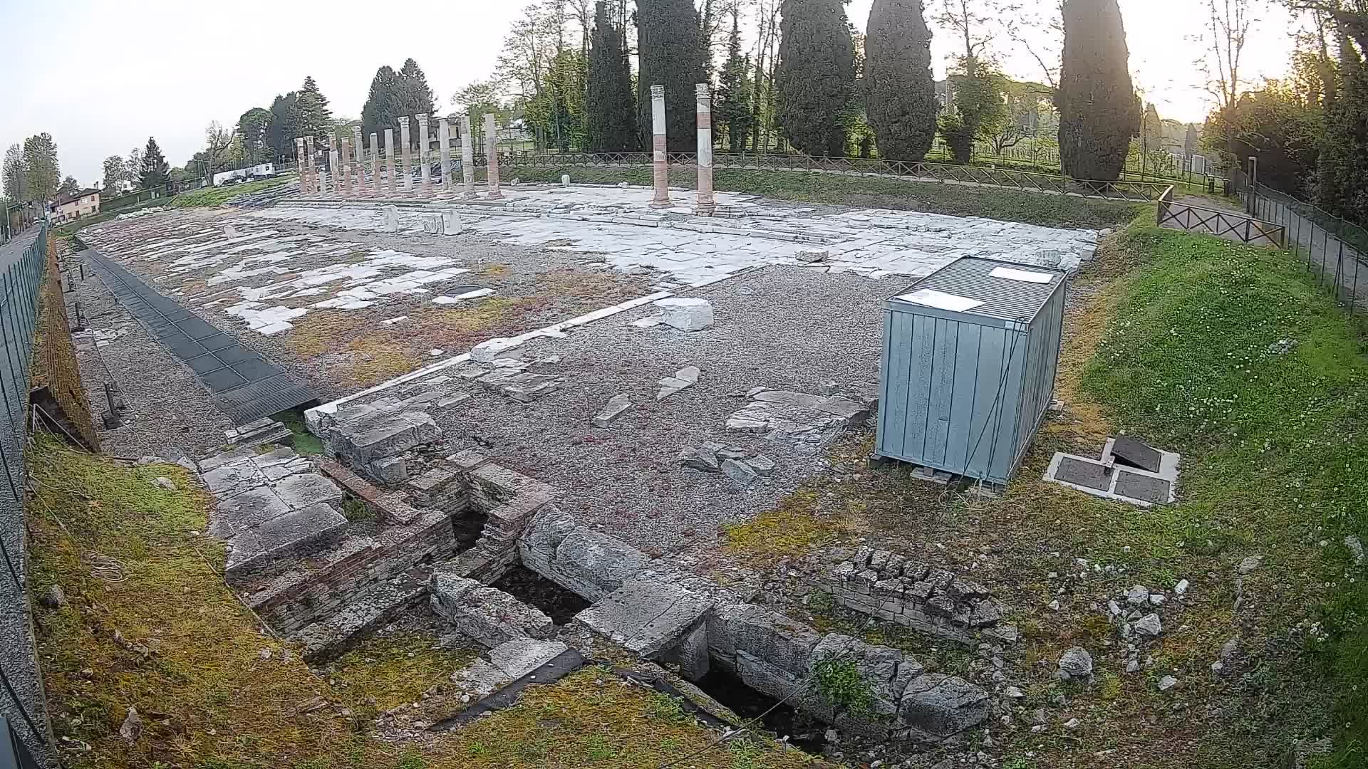Webcam Foro Romano di Aquileia – Live View of the Ancient Roman Forum