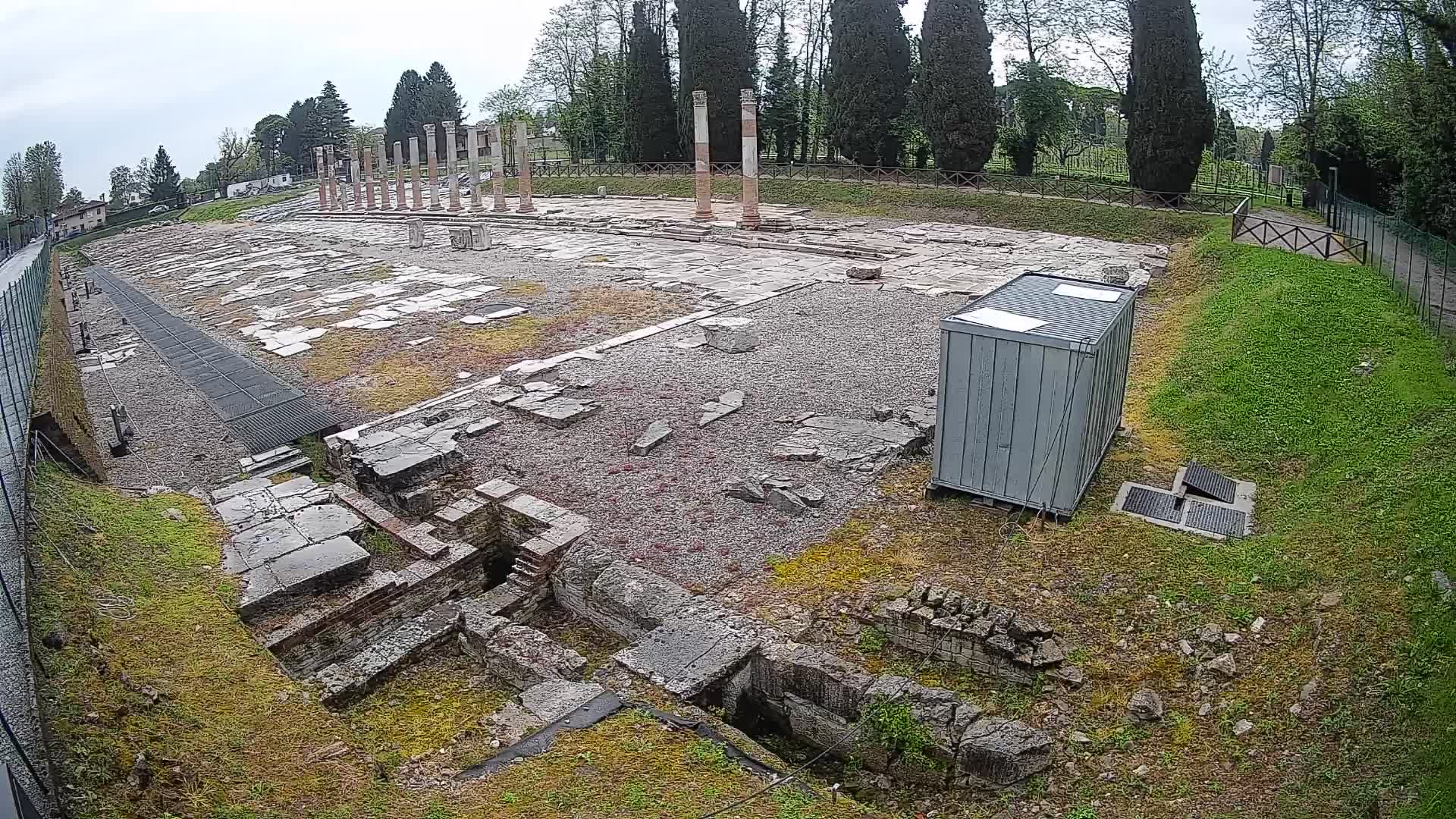 Webcam Foro Romano di Aquileia – Live View of the Ancient Roman Forum