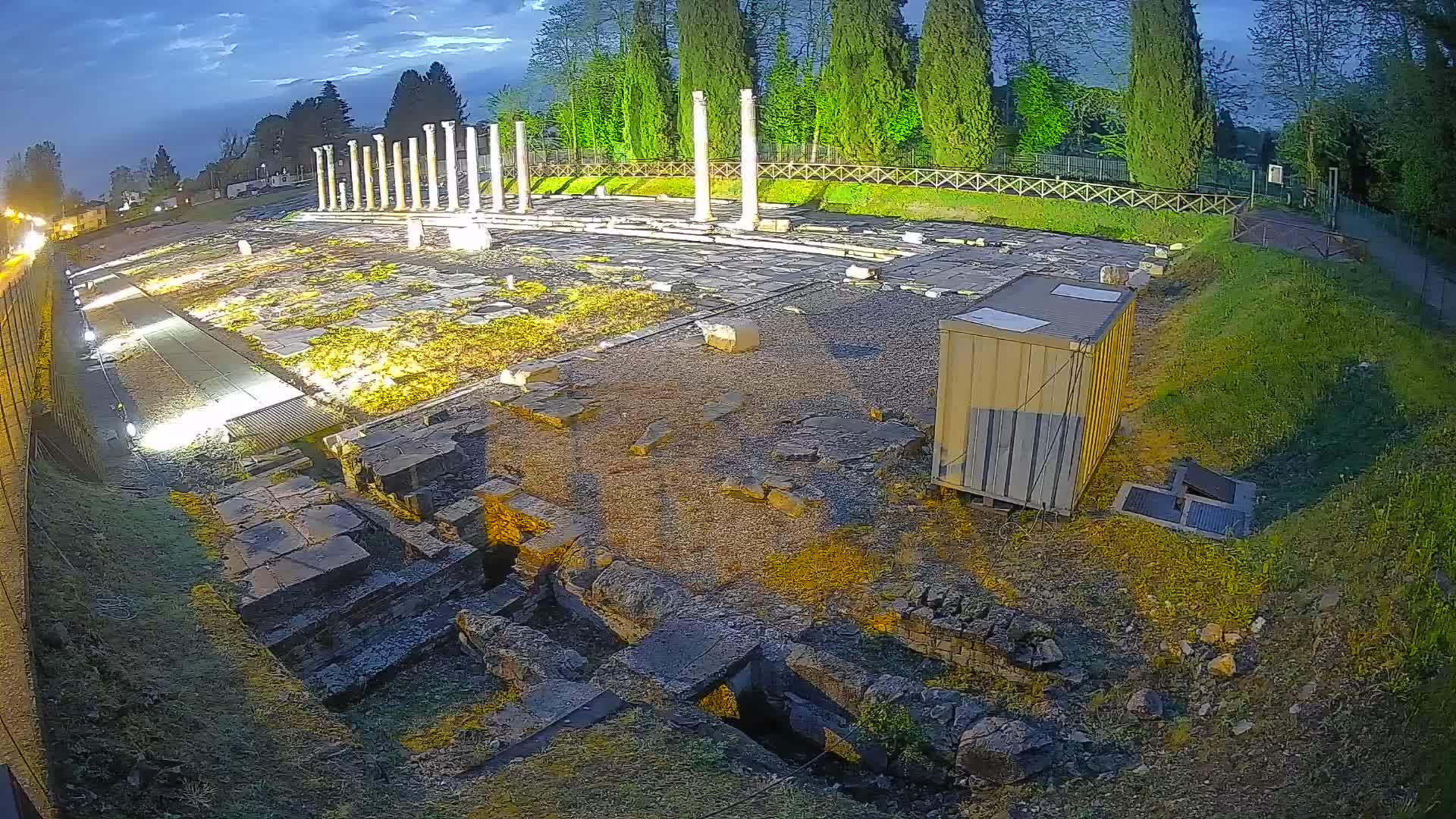 Webcam Forum Romanum von Aquileia – Liveblick auf das antike Zentrum