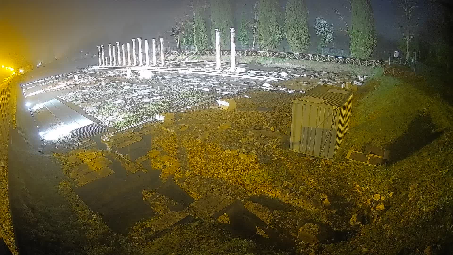 Webcam Foro Romano de Aquileia – Vista en vivo del Foro Romano