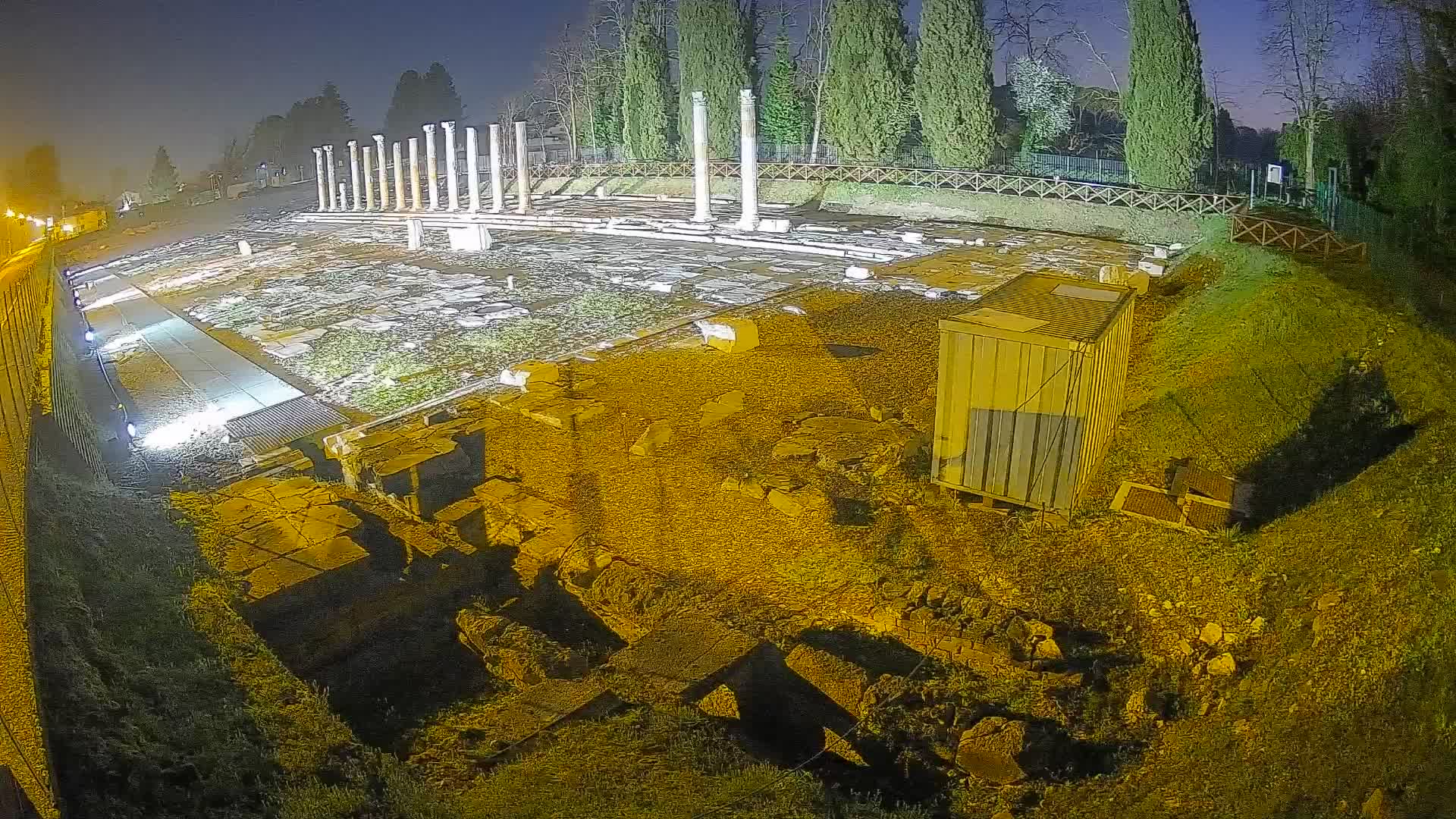 Webcam Foro Romano di Aquileia – Live View of the Ancient Roman Forum